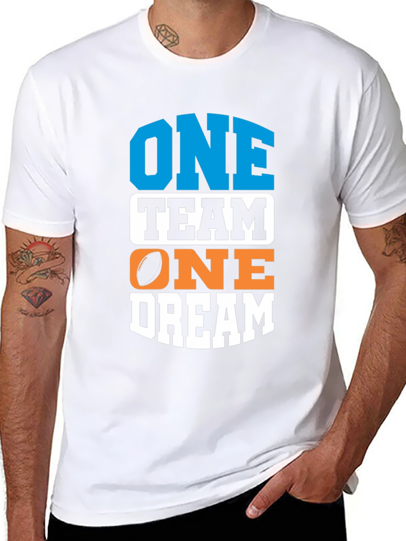 One Team One Dream Football T-Shirt