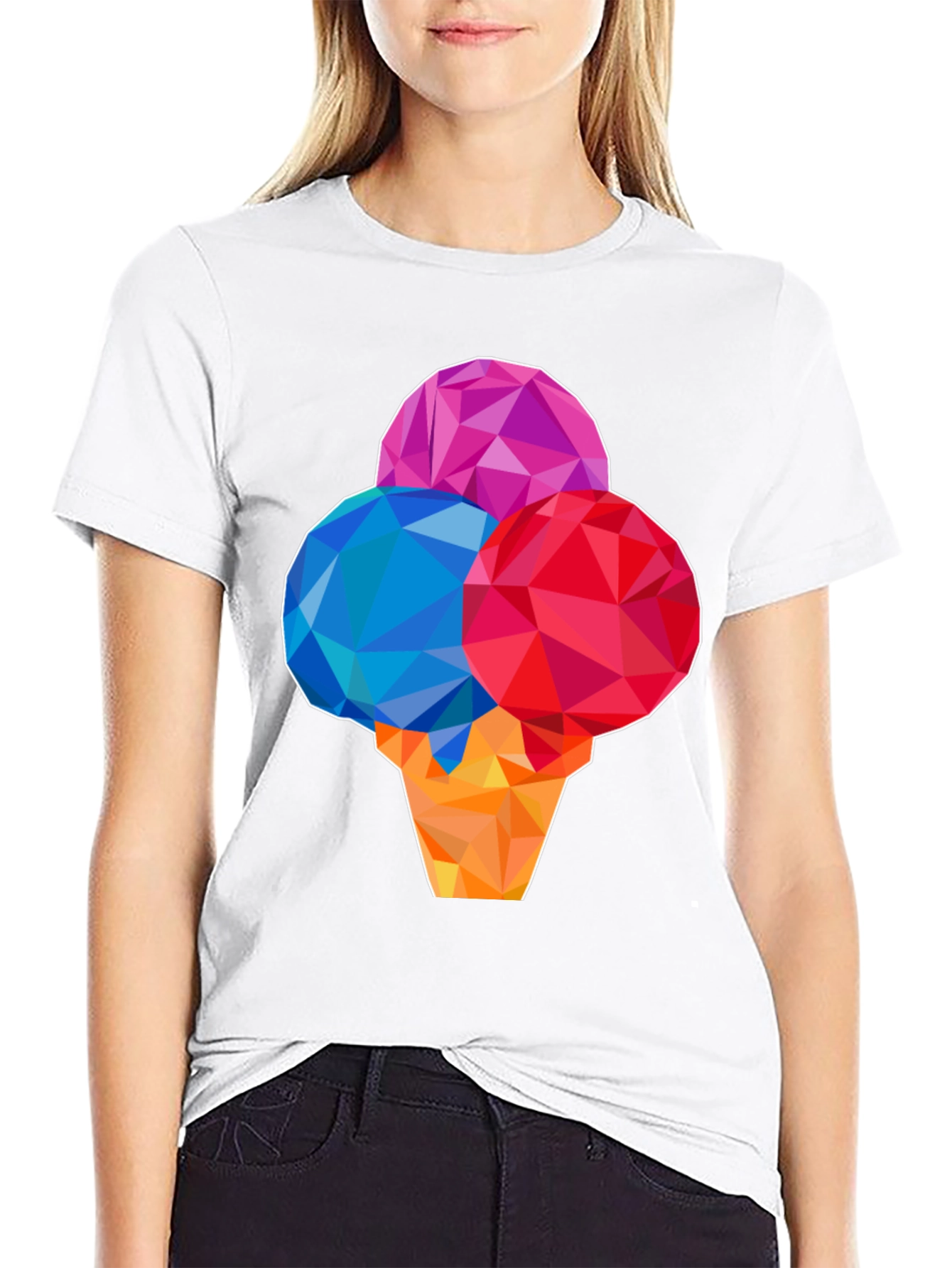 Geometric Ice Cream T-Shirt
