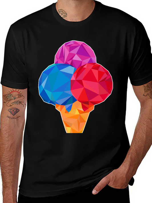 Geometric Ice Cream T-Shirt