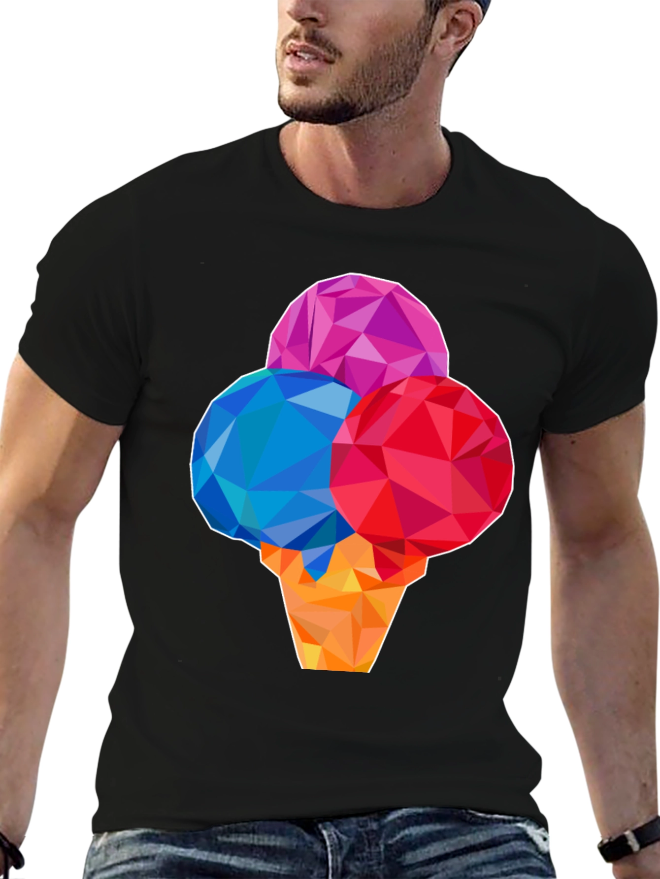 Geometric Ice Cream T-Shirt