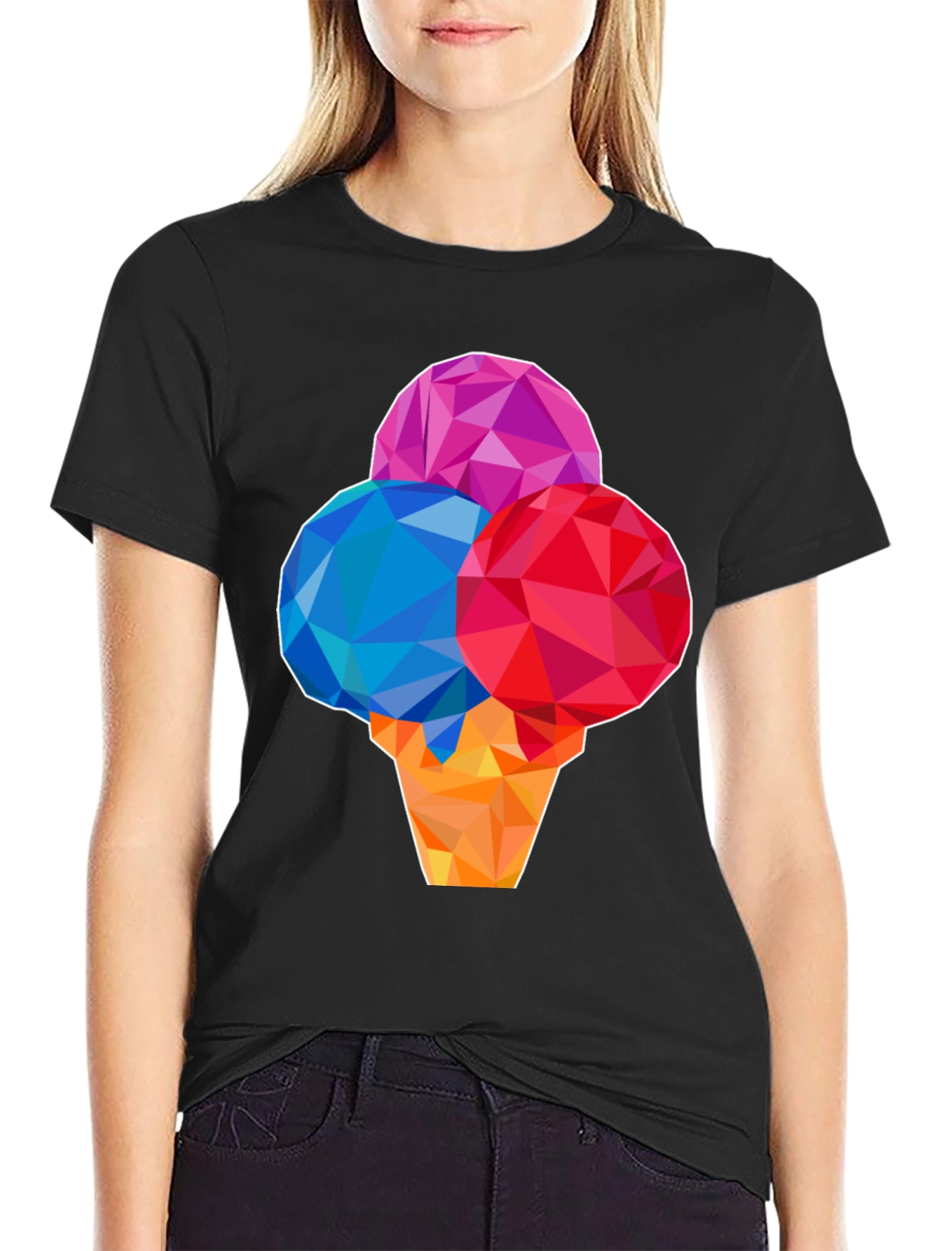 Geometric Ice Cream T-Shirt