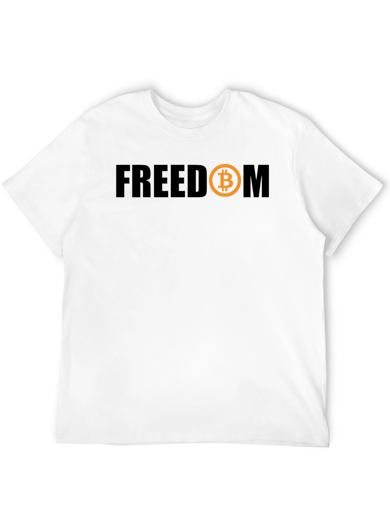 Bitcoin Freedom Graphic T-Shirt - Crypto Currency Tee
