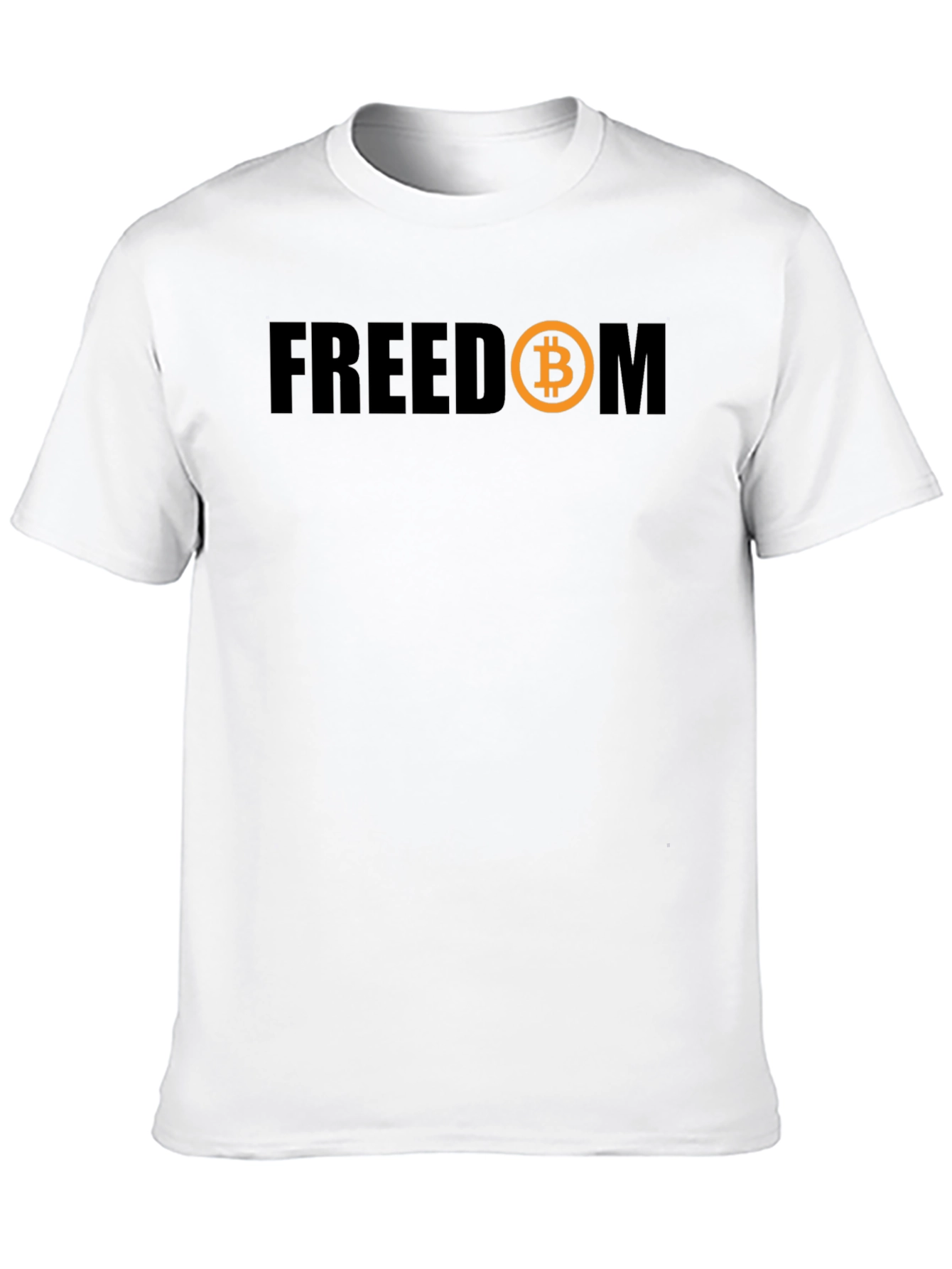 Bitcoin Freedom Graphic T-Shirt - Crypto Currency Tee