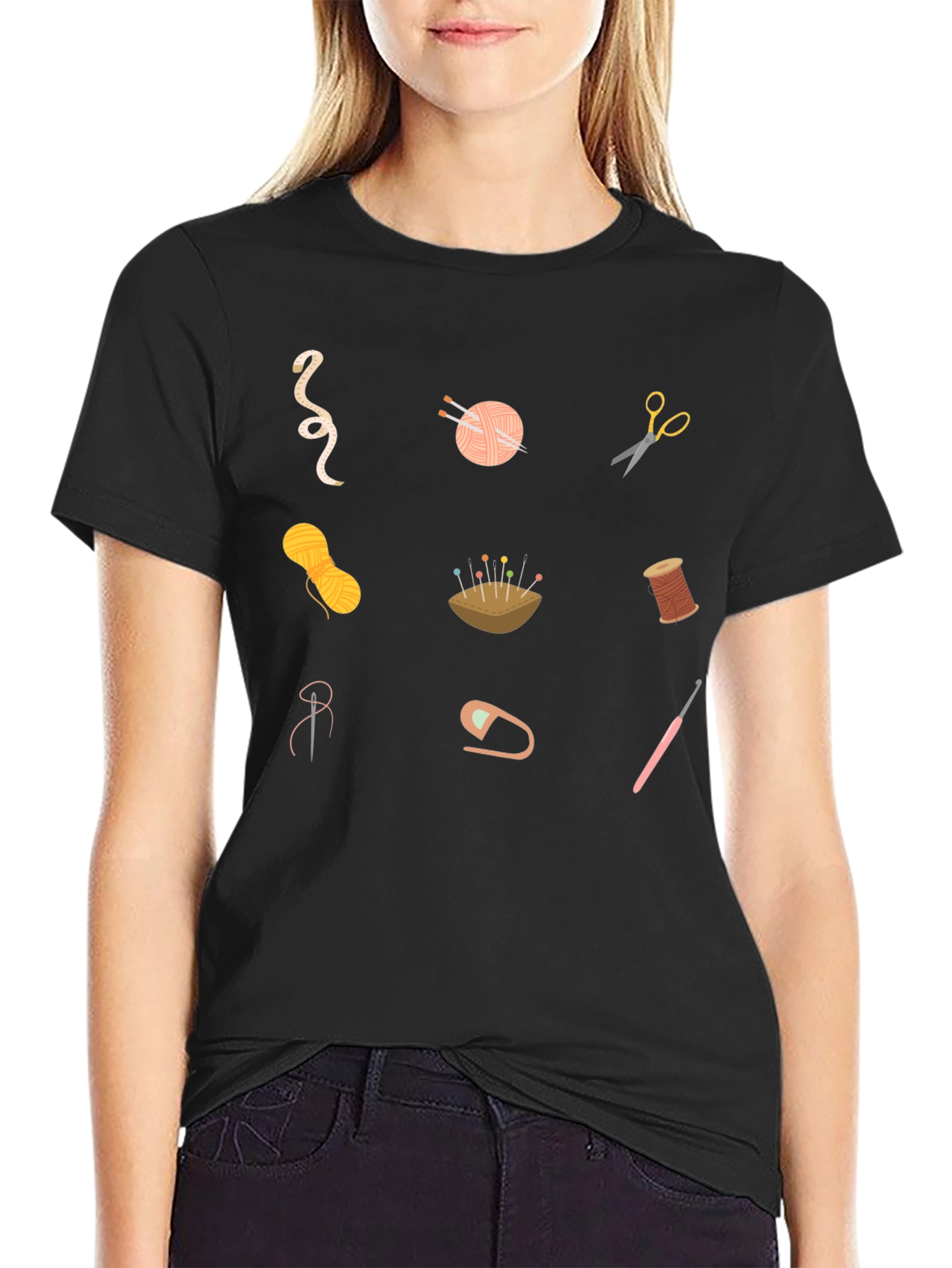 Crafty T-Shirt - Sewing & Knitting Design