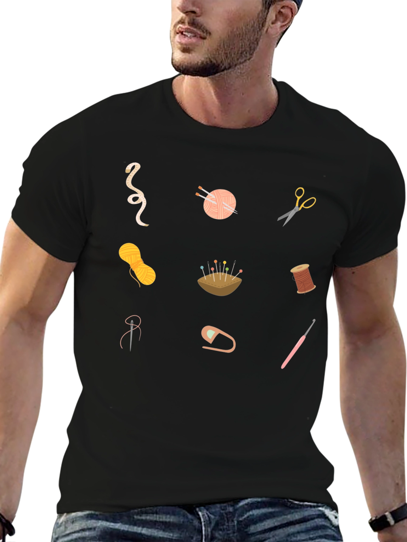 Crafty T-Shirt - Sewing & Knitting Design