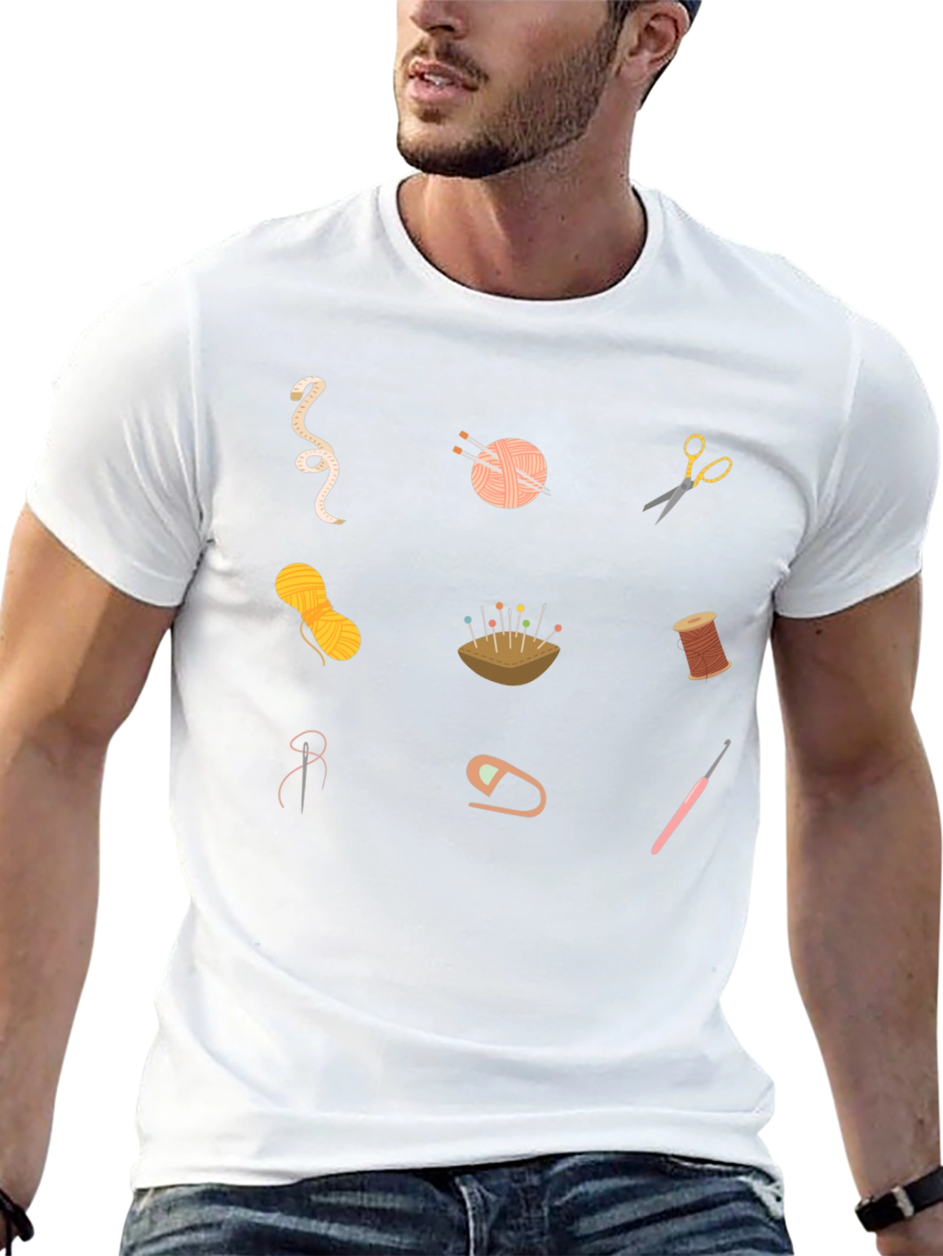 Crafty T-Shirt - Sewing & Knitting Design