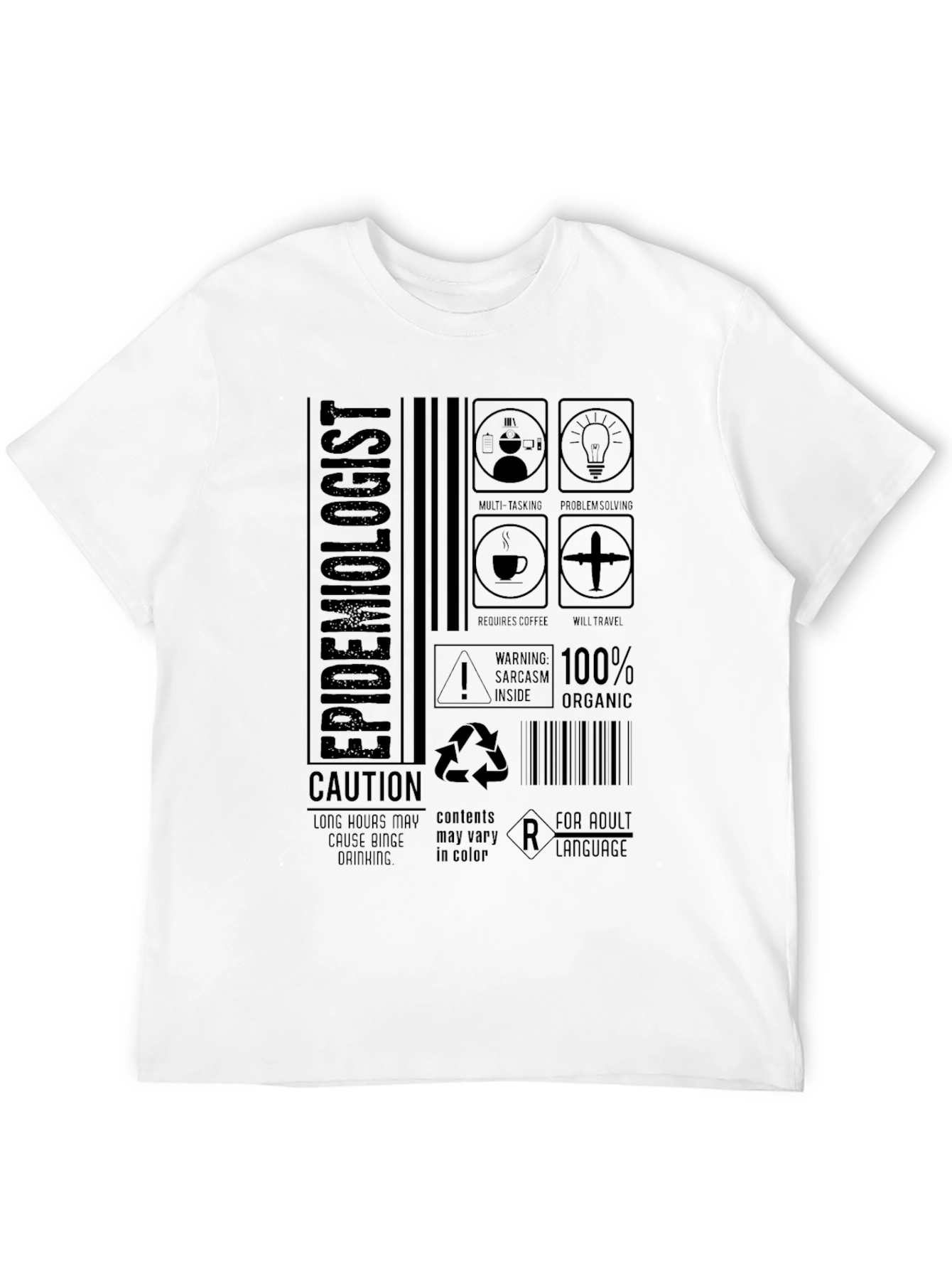 Epidemiologist Humor Graphic Tee - For Adults