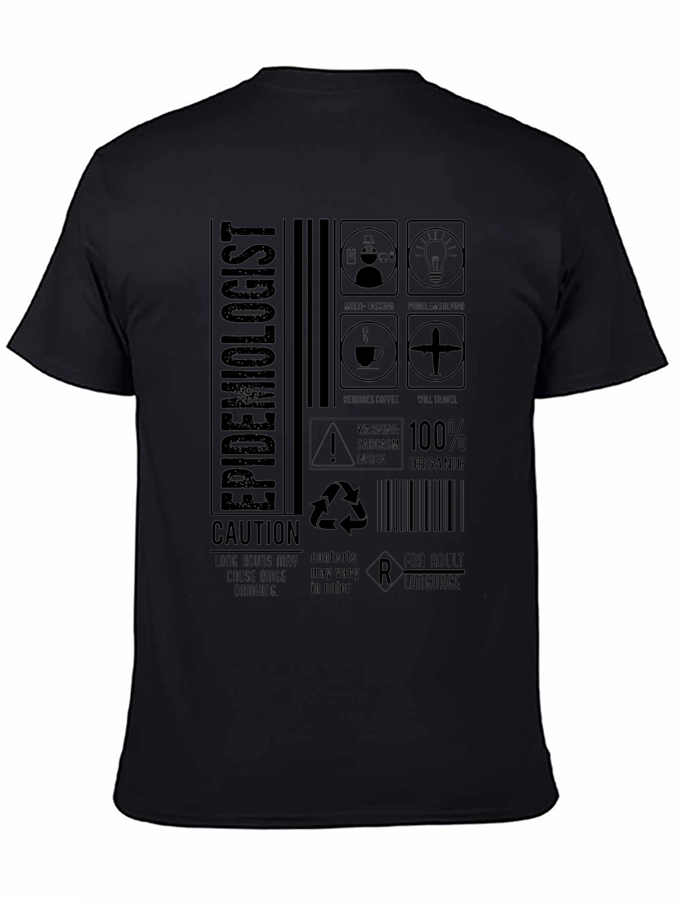 Epidemiologist Humor Graphic Tee - For Adults