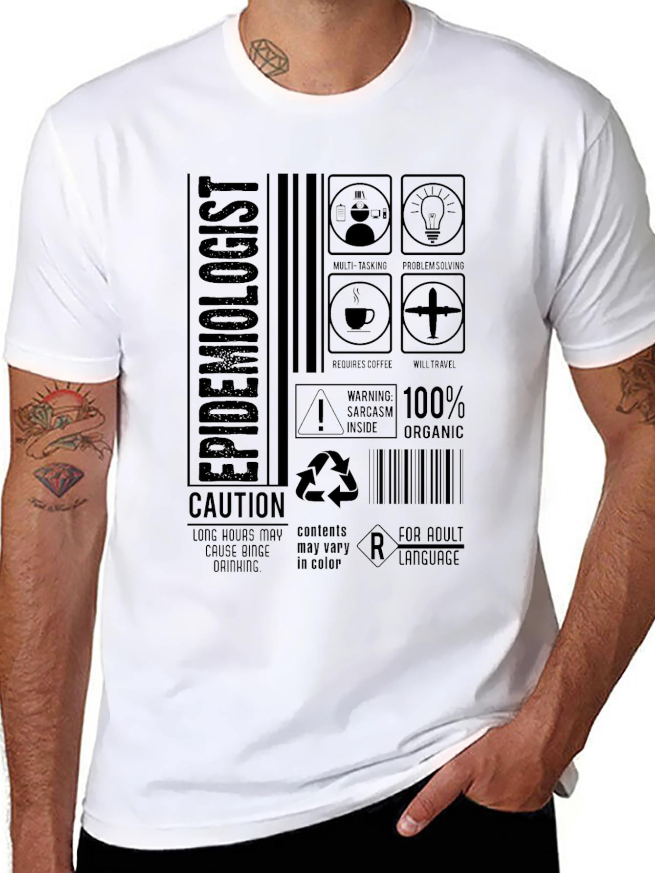 Epidemiologist Humor Graphic Tee - For Adults