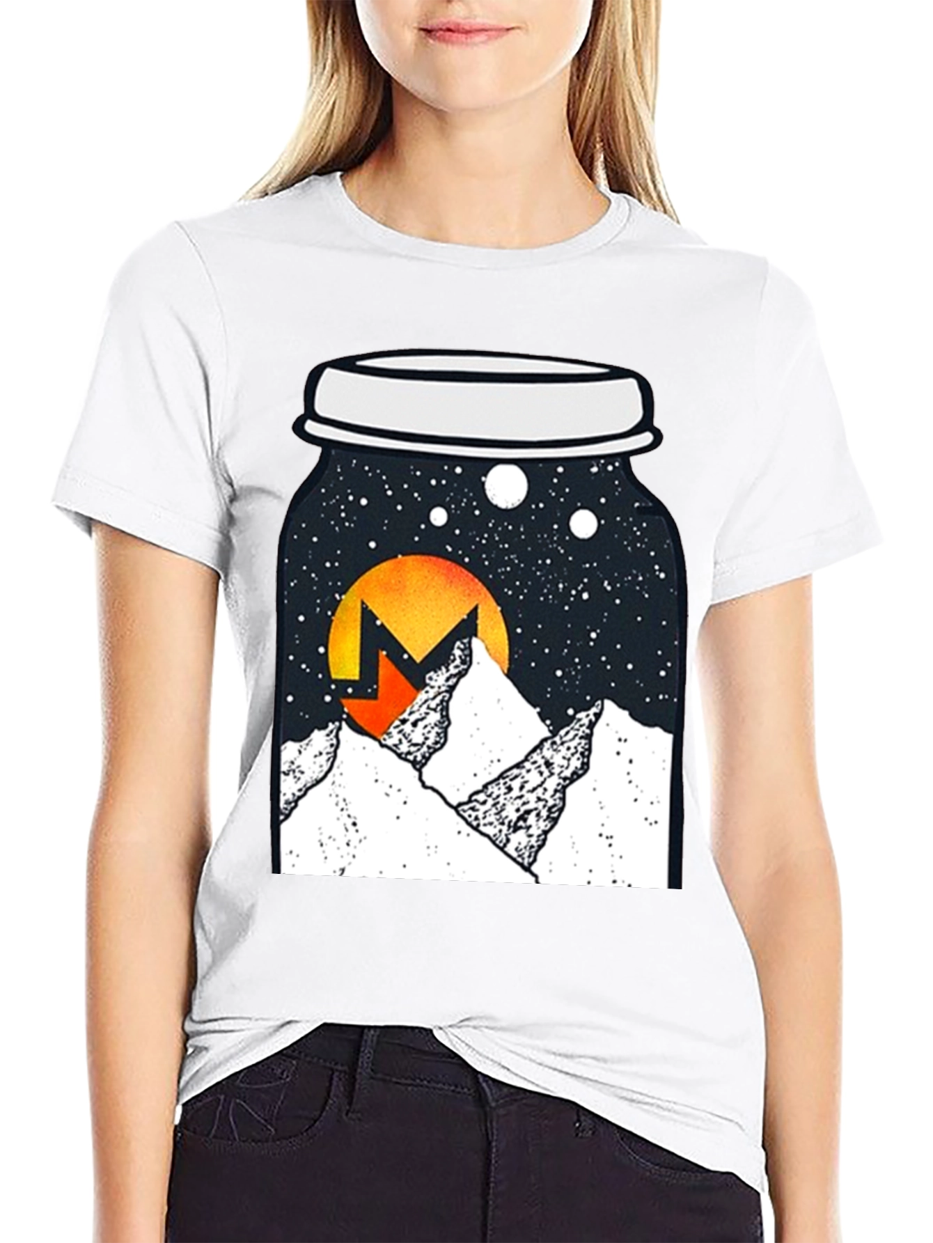 Monero Moon Jar T-Shirt