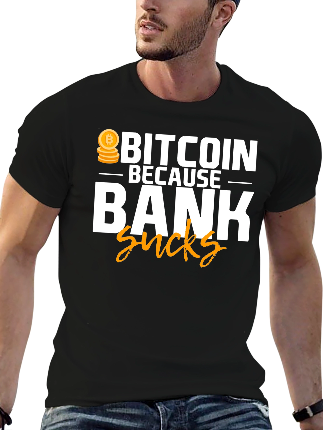 Bitcoin Because Bank Sucks T-Shirt