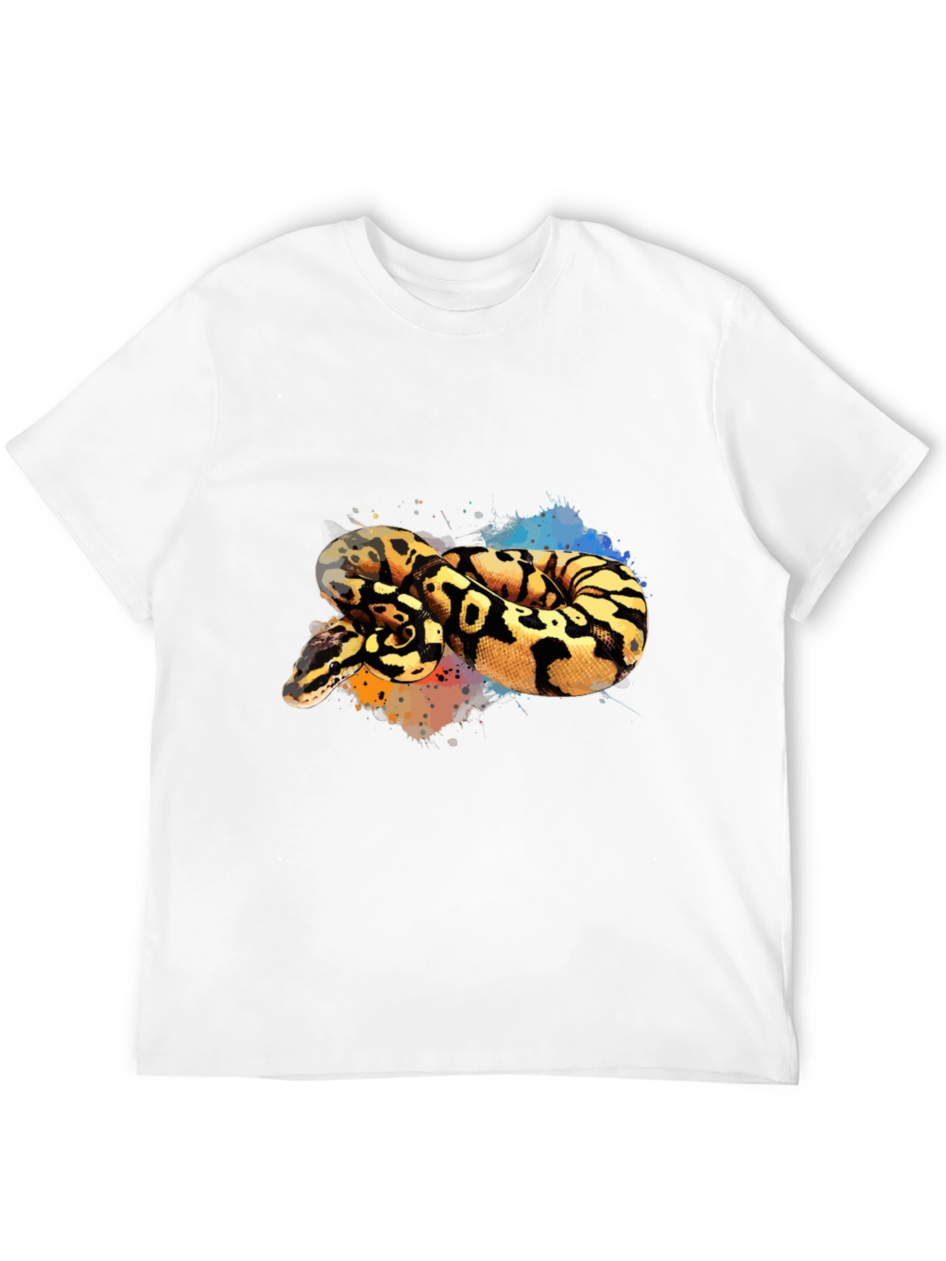 Python Snake Graphic Tee - Cool Reptile Design