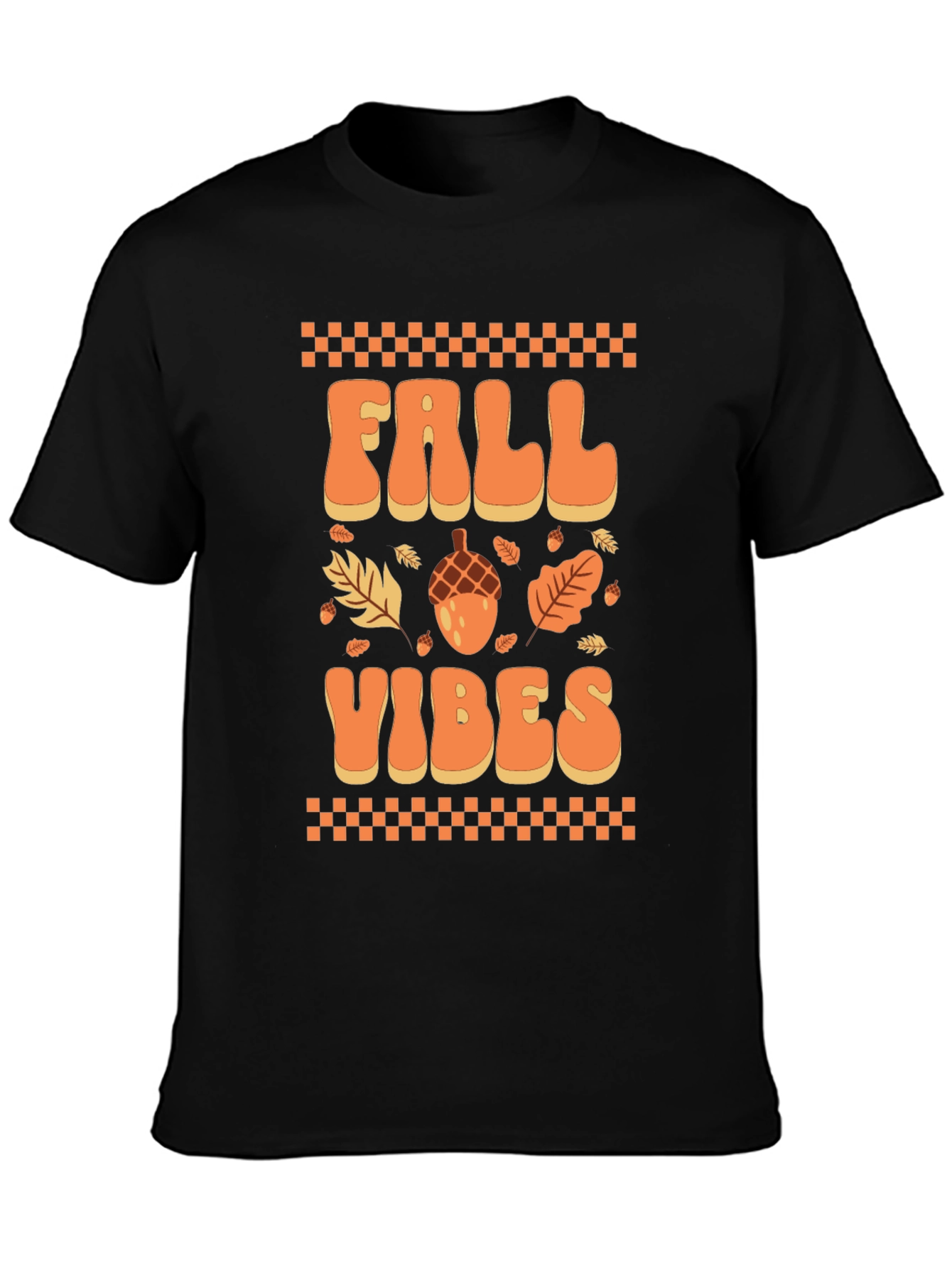Fall Vibes Graphic Tee - Autumn Themed Shirt