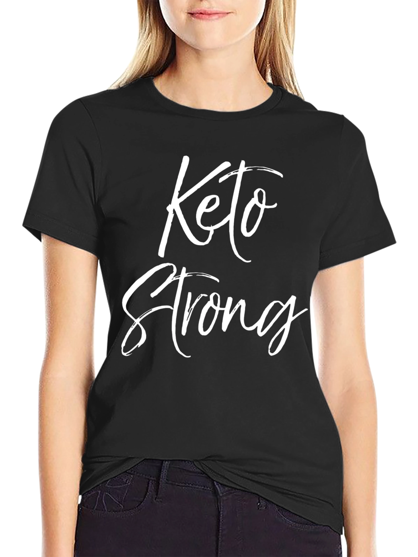 Keto Strong Black T-Shirt