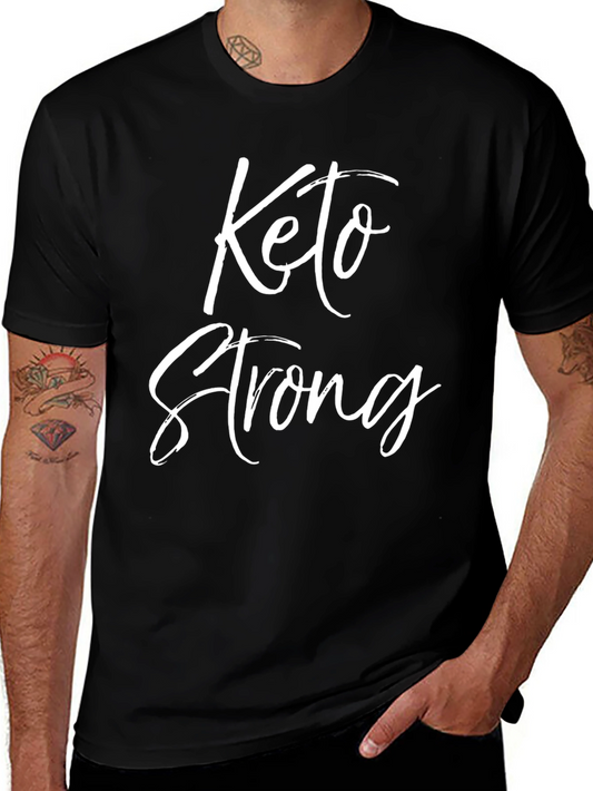 Keto Strong Black T-Shirt