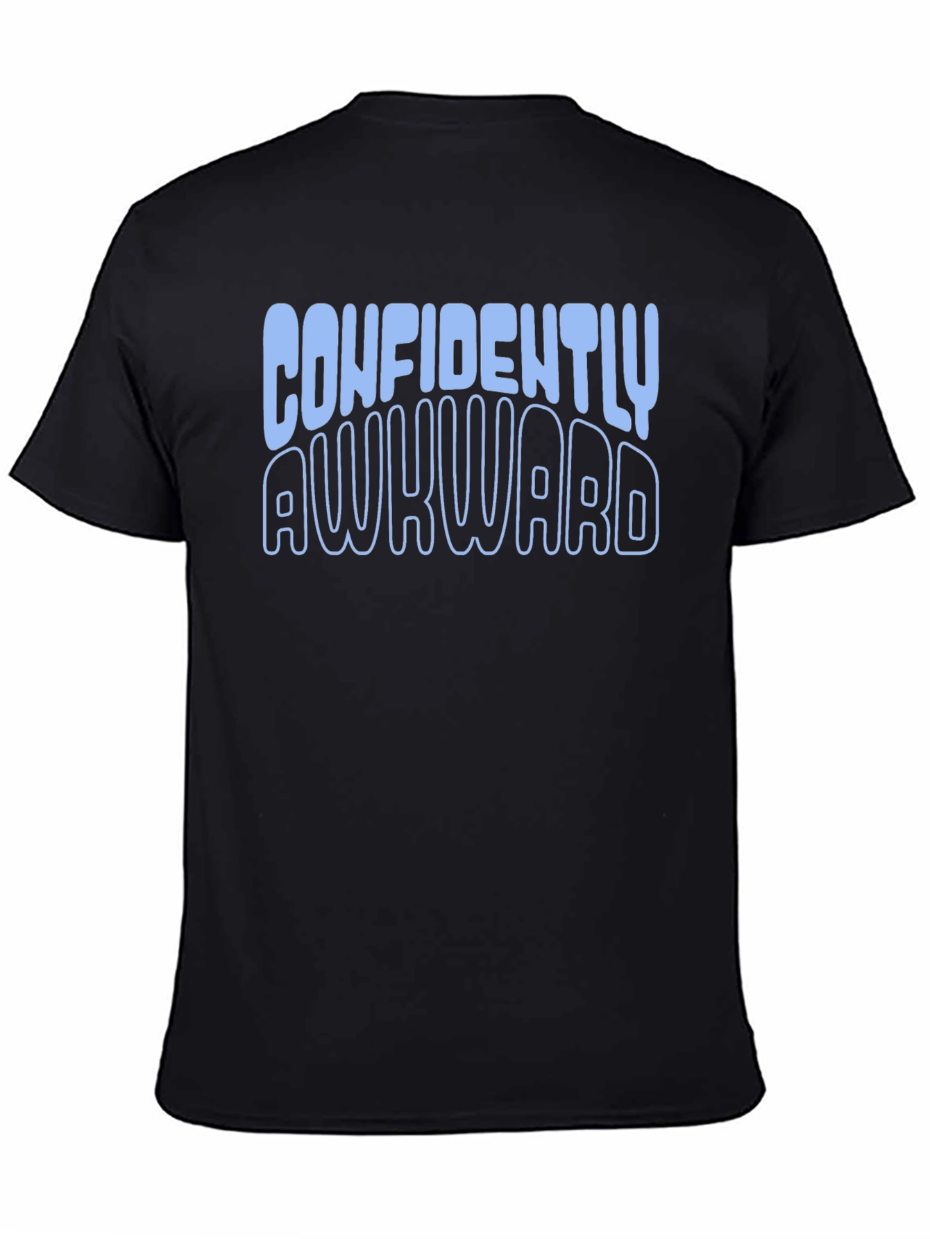 Confidently Awkward Graphic Tee - Black