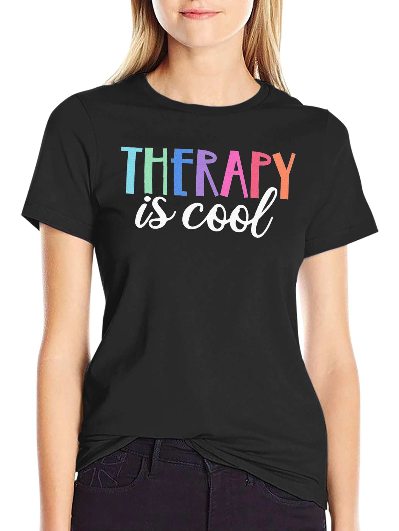 Therapy is Cool Graphic Tee - Unisex Cotton T-Shirt
