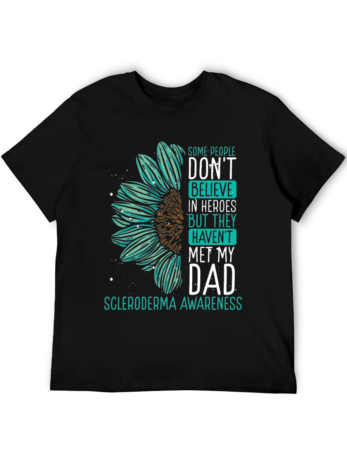 Scleroderma Awareness Sunflower T-Shirt