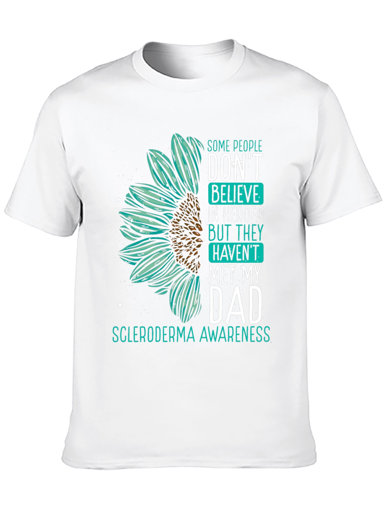 Scleroderma Awareness Sunflower T-Shirt