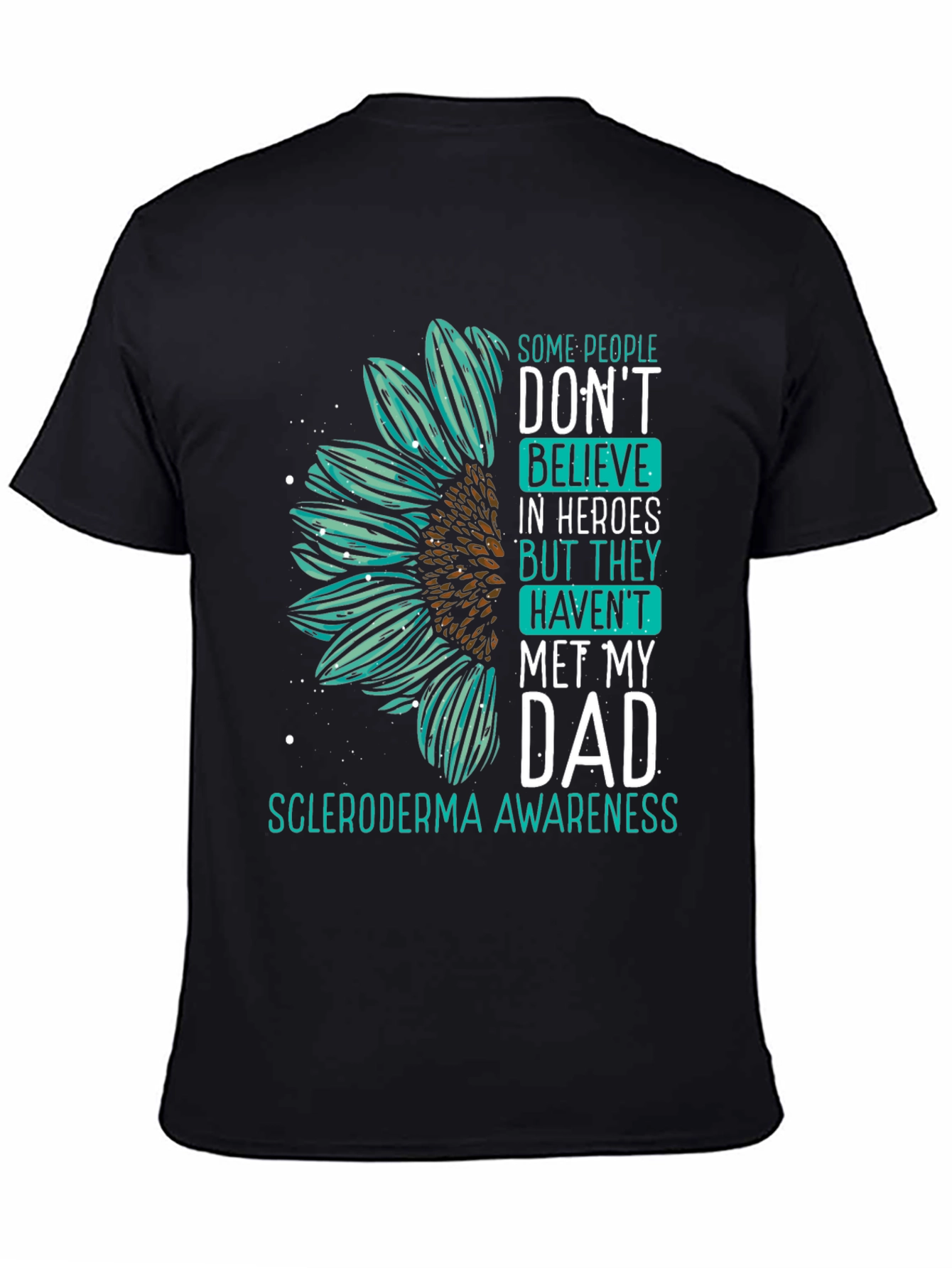 Scleroderma Awareness Sunflower T-Shirt