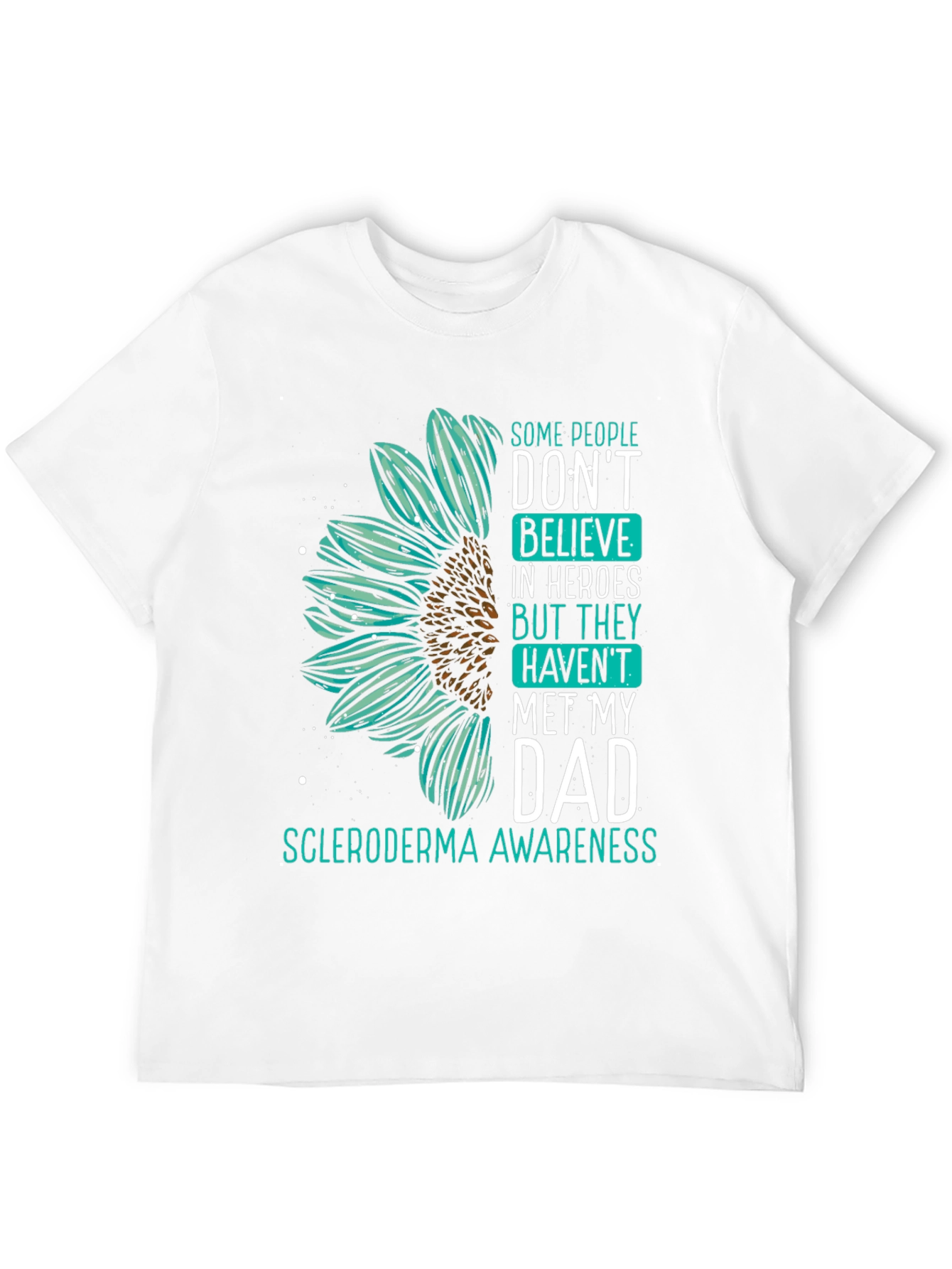 Scleroderma Awareness Sunflower T-Shirt