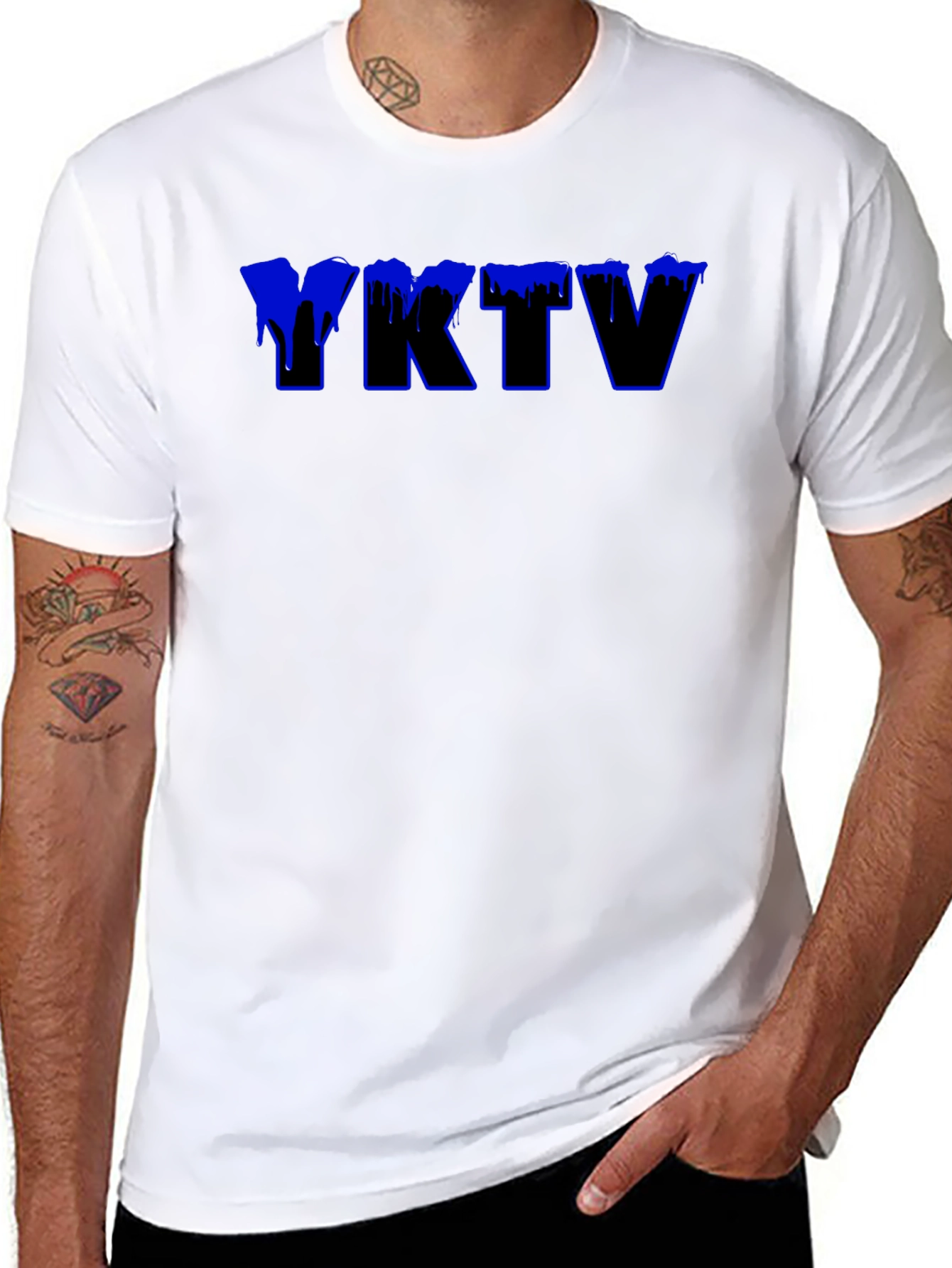 Yktv Dripping Tee Black
