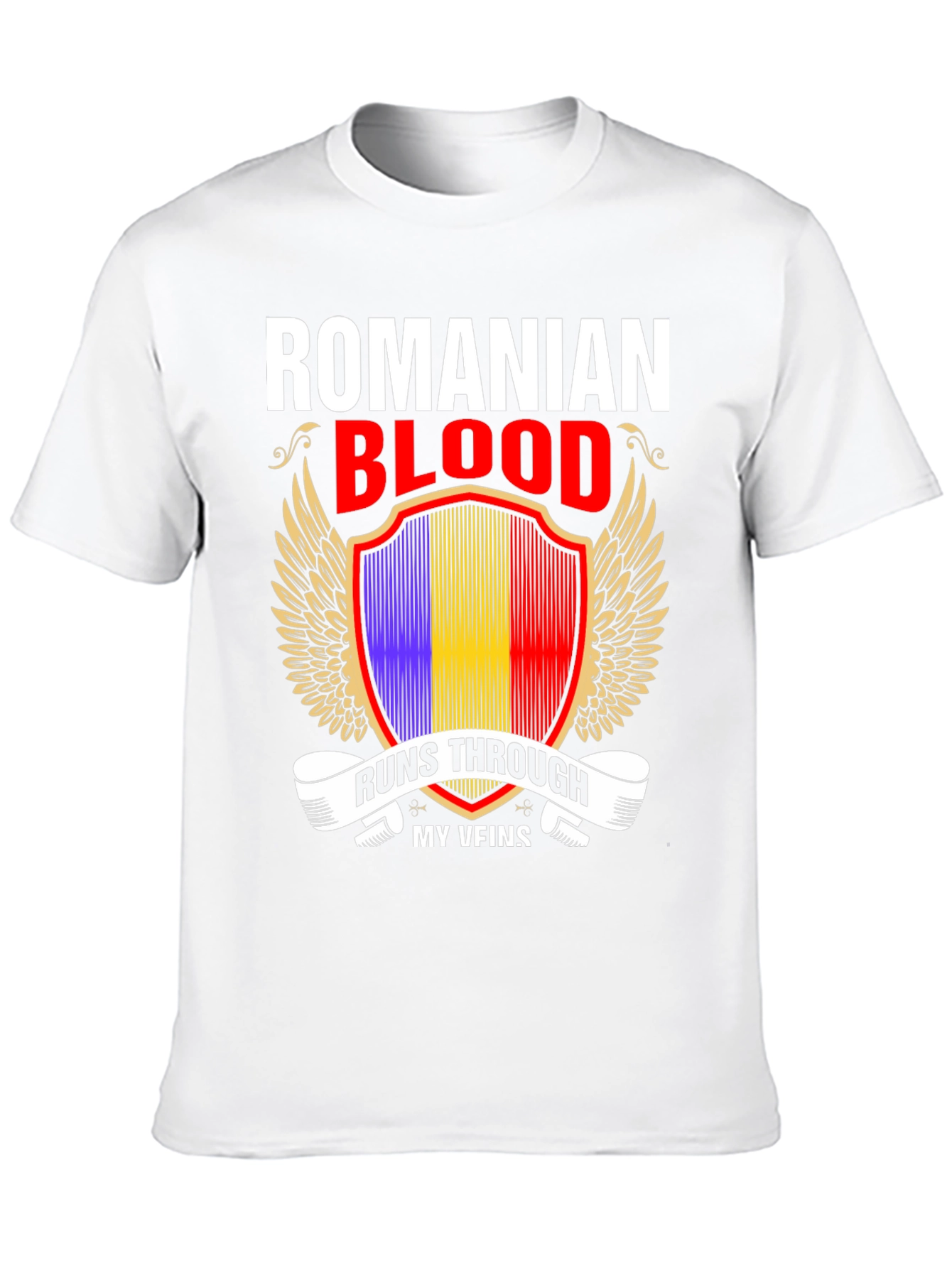 Romanian Blood Runs Through My Veins T-Shirt