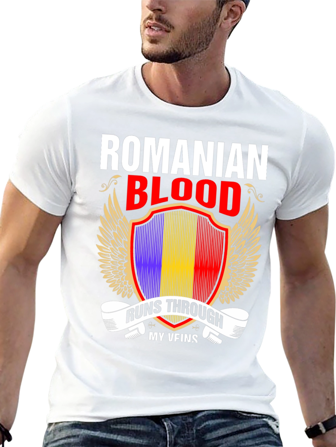 Romanian Blood Runs Through My Veins T-Shirt