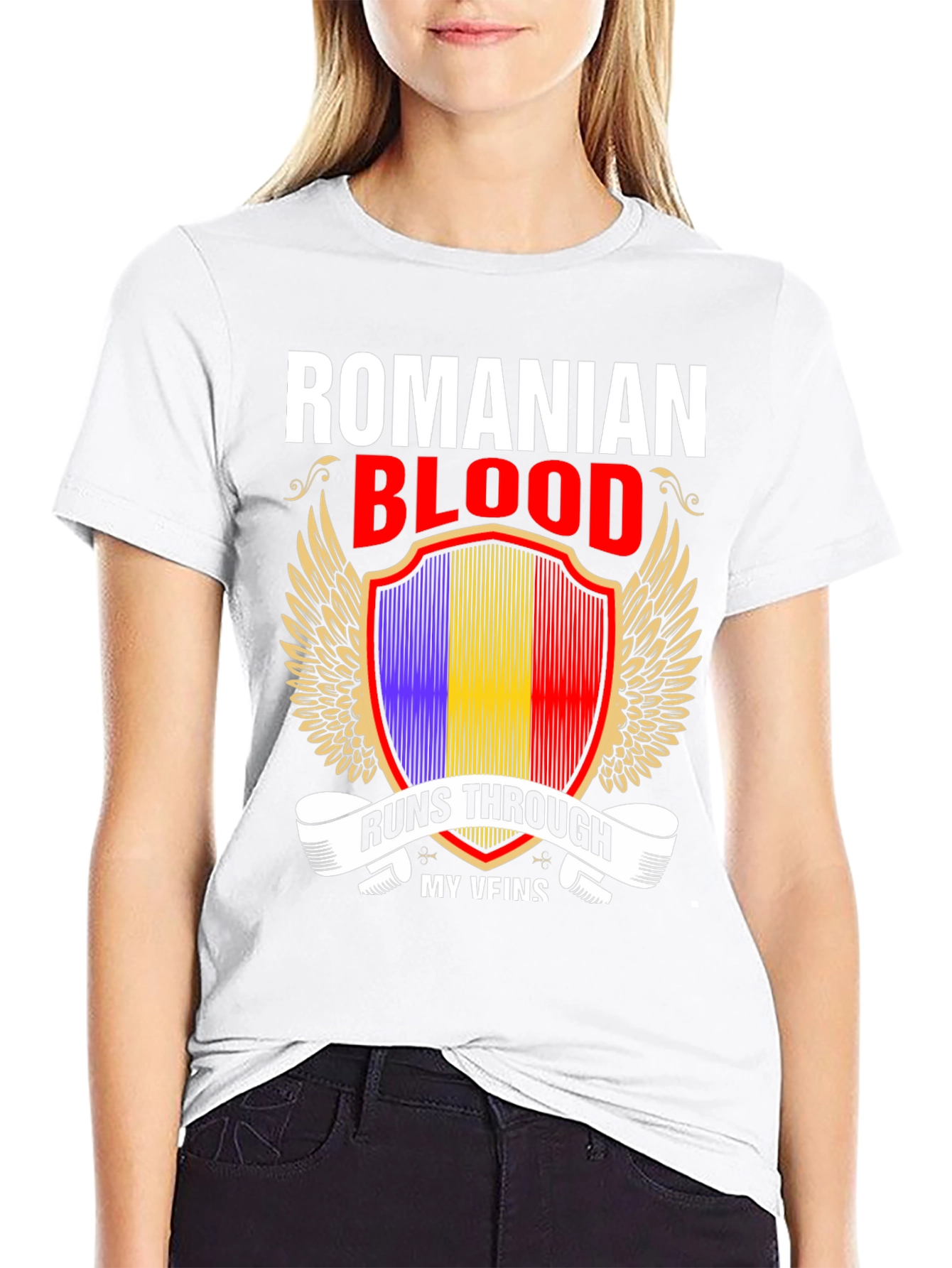 Romanian Blood Runs Through My Veins T-Shirt