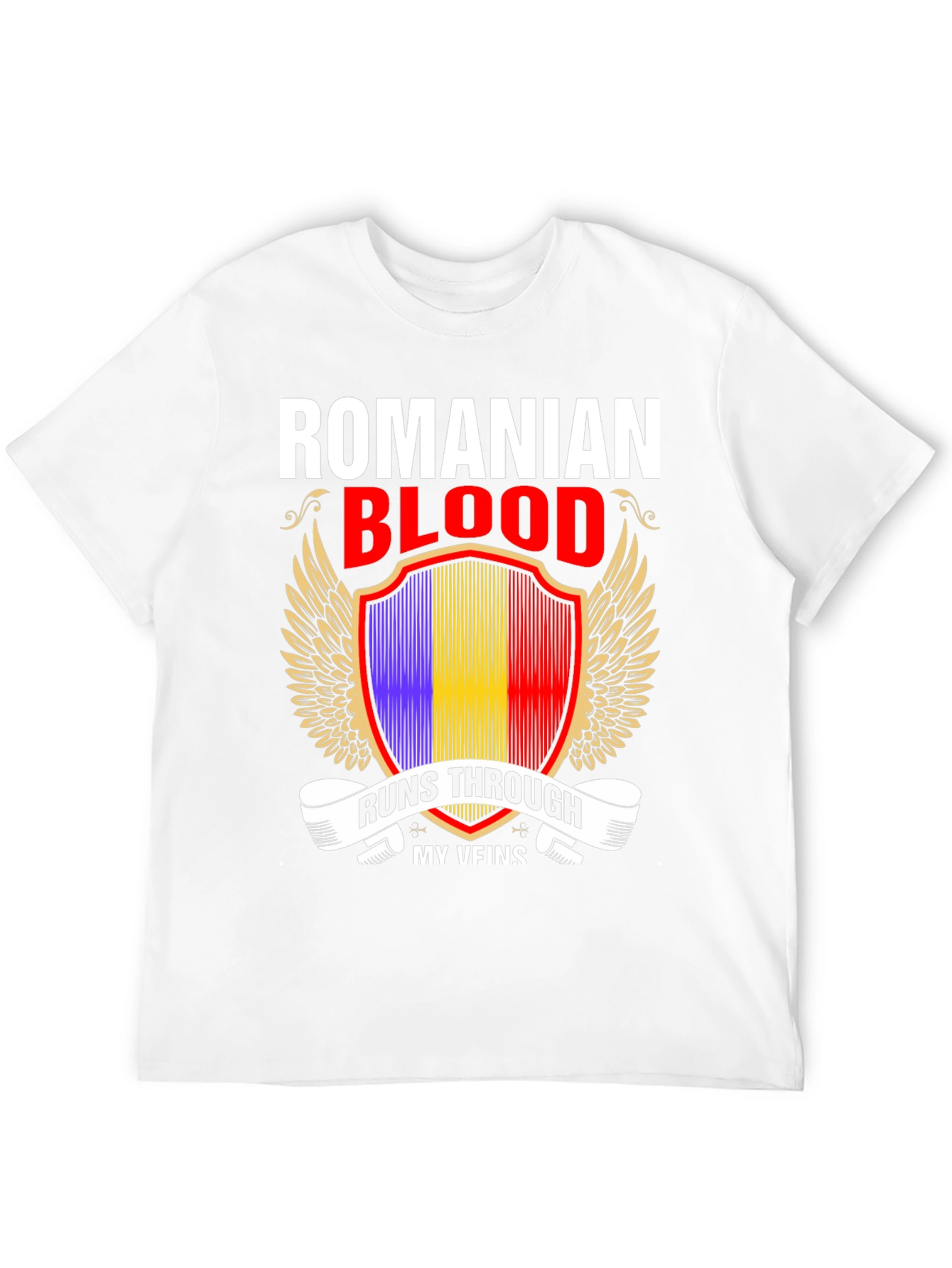Romanian Blood Runs Through My Veins T-Shirt