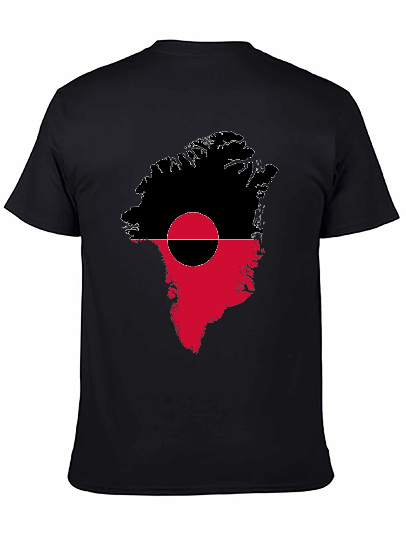 Greenland Flag T-Shirt - Unique Map Design
