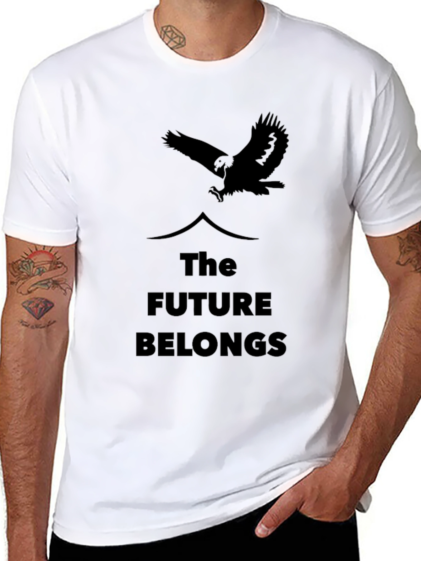 The Future Belongs Tee - Eagle Design