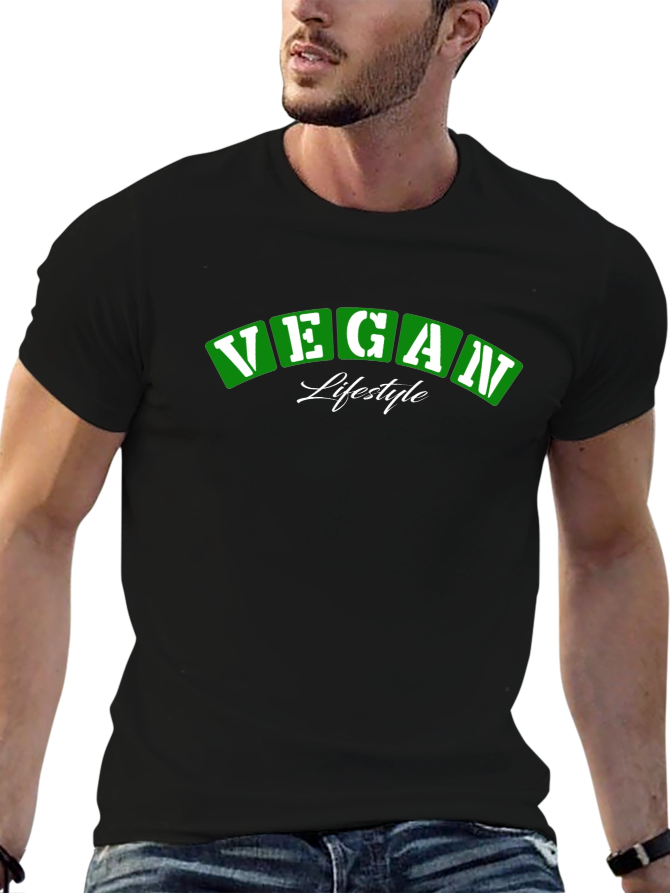 Vegan Lifestyle T-Shirt - Black