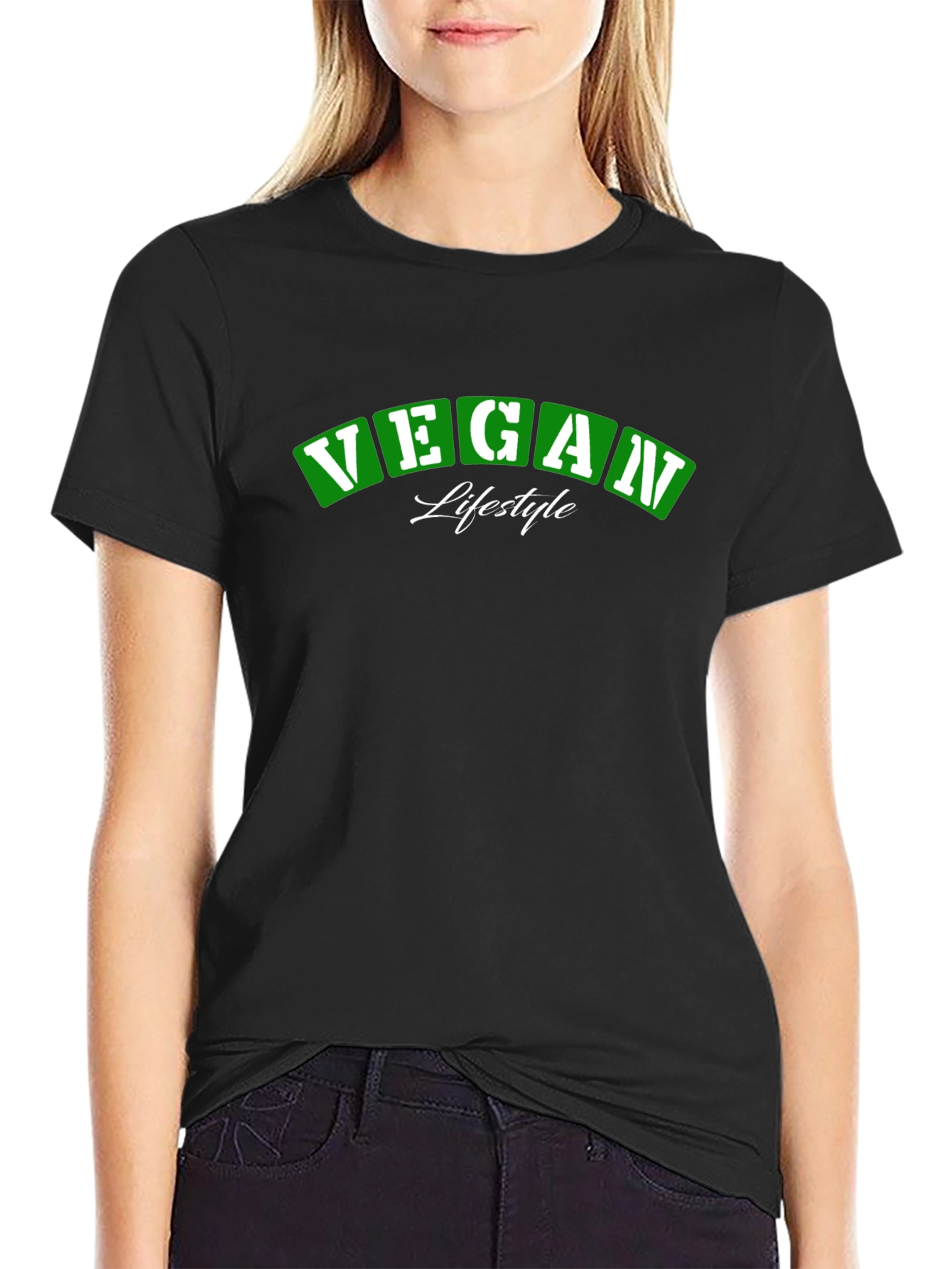 Vegan Lifestyle T-Shirt - Black