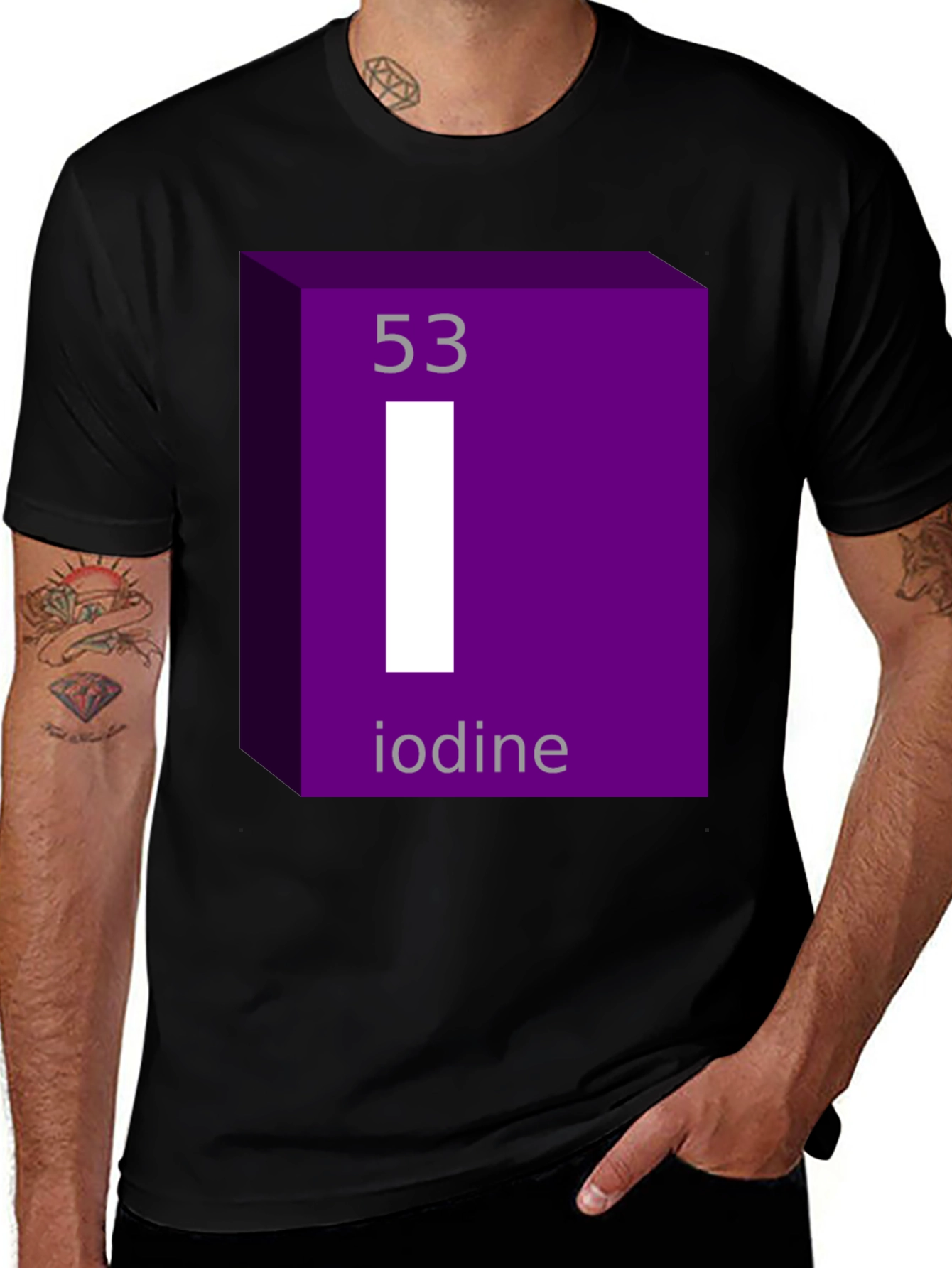 Iodine Element T-Shirt - Science Geek Tee