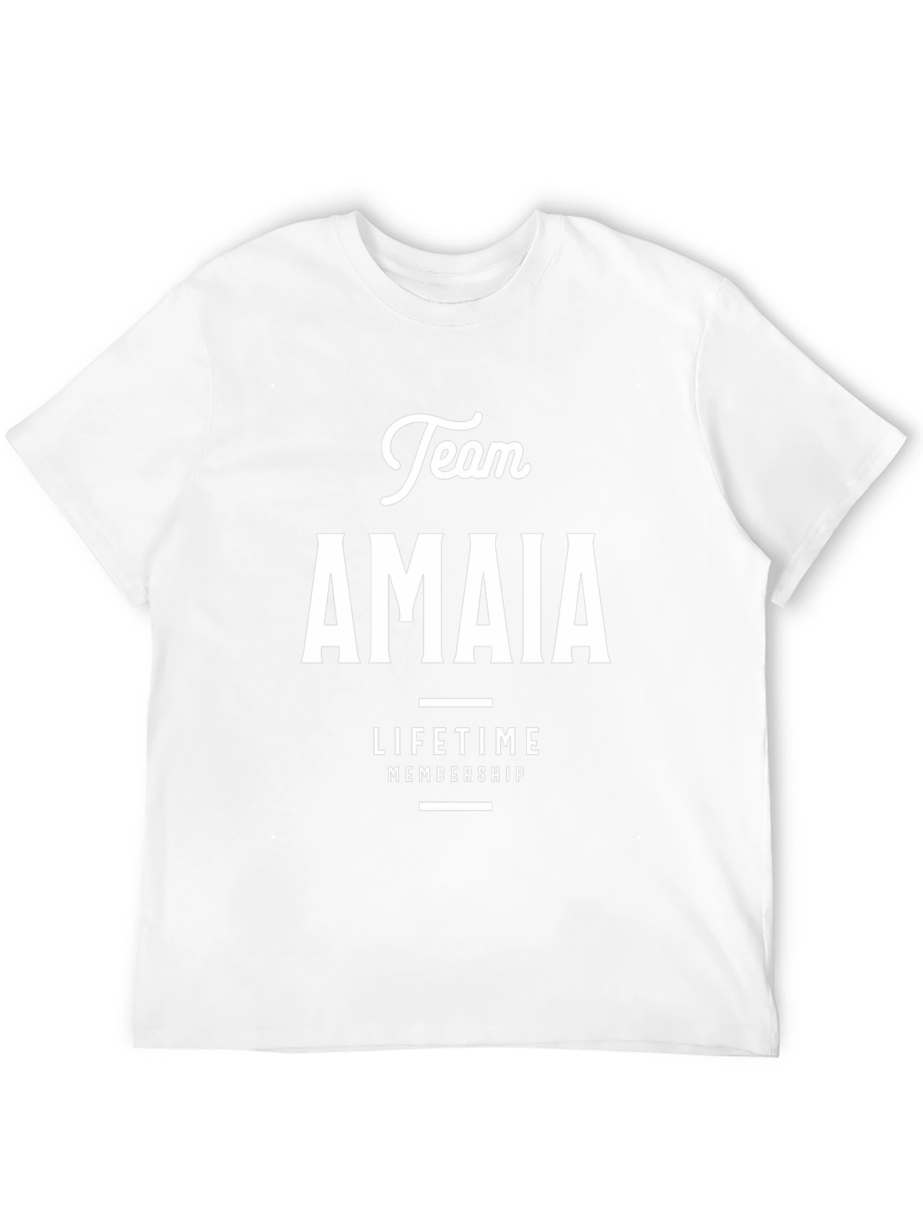 Team AMAIA Lifetime Membership Black T-Shirt