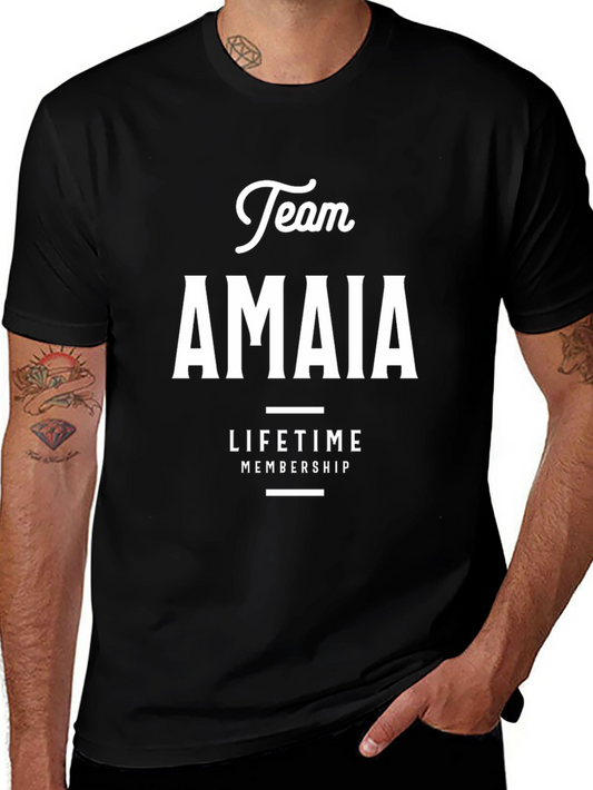 Team AMAIA Lifetime Membership Black T-Shirt