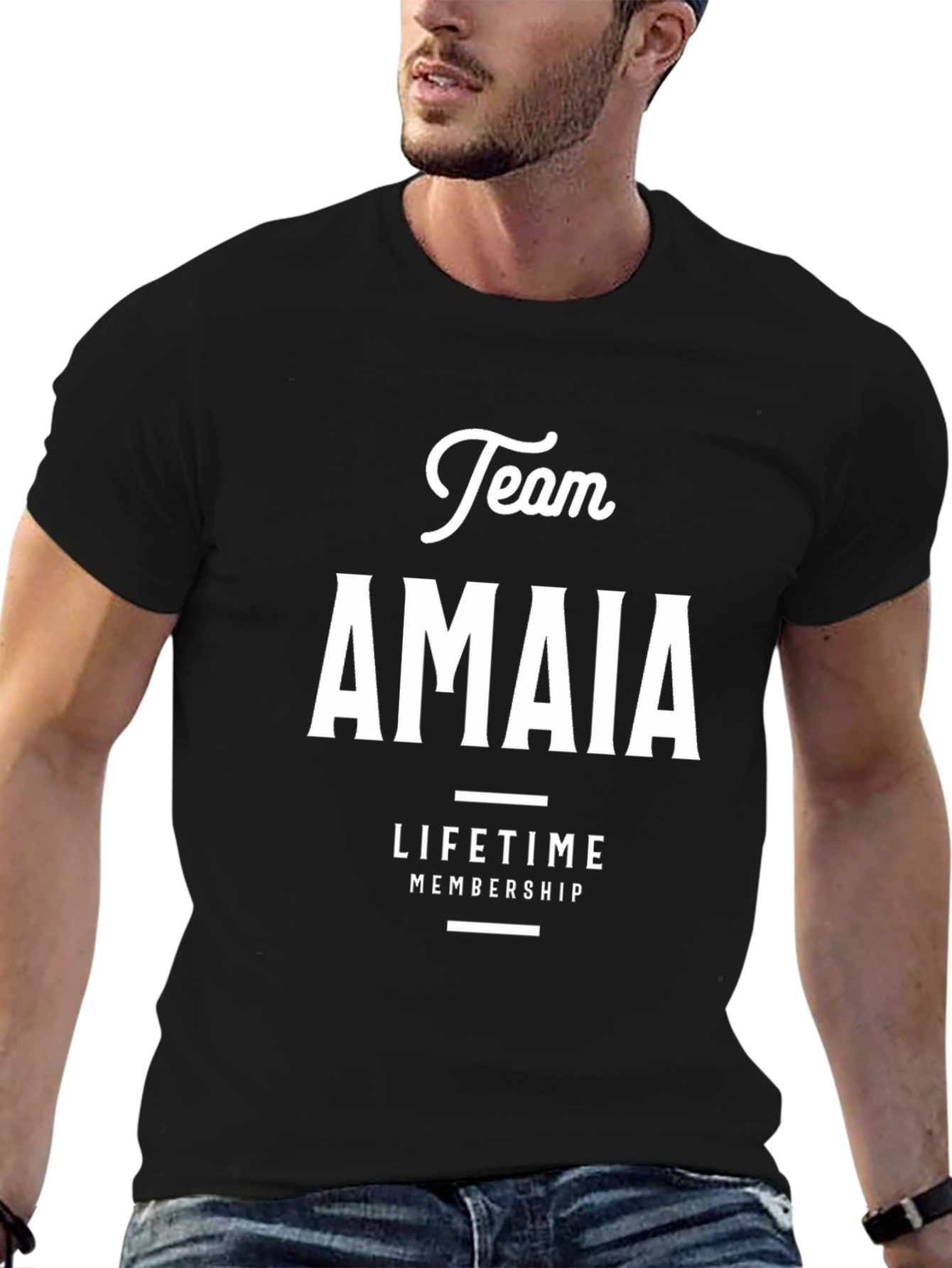 Team AMAIA Lifetime Membership Black T-Shirt