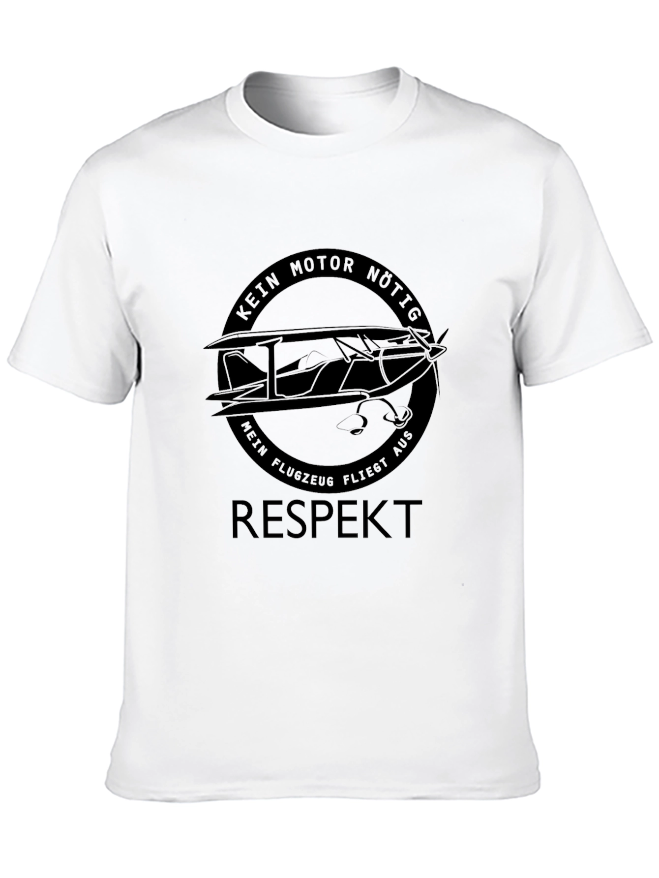 Respect Plane T-Shirt - No Motor Needed!