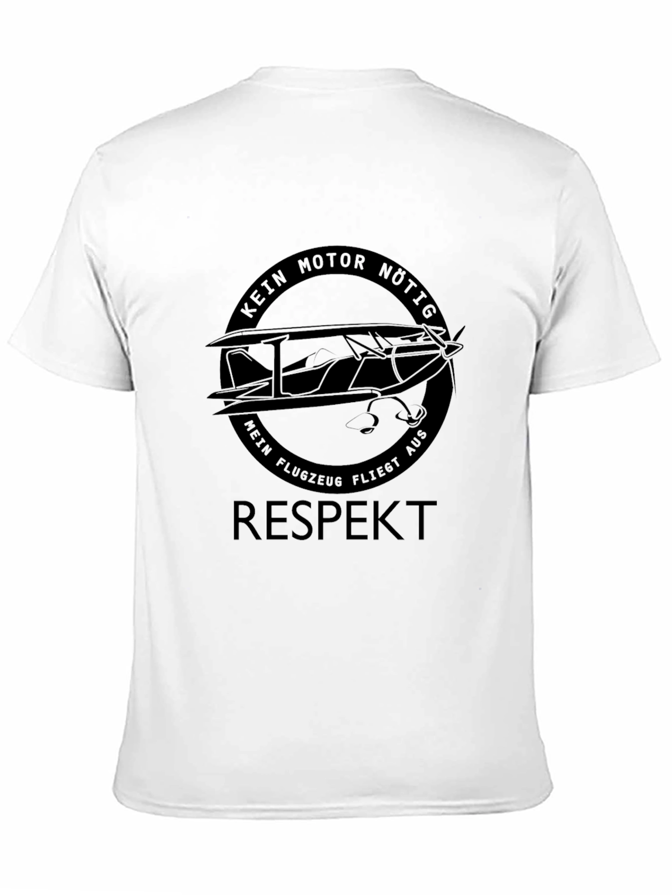 Respect Plane T-Shirt - No Motor Needed!