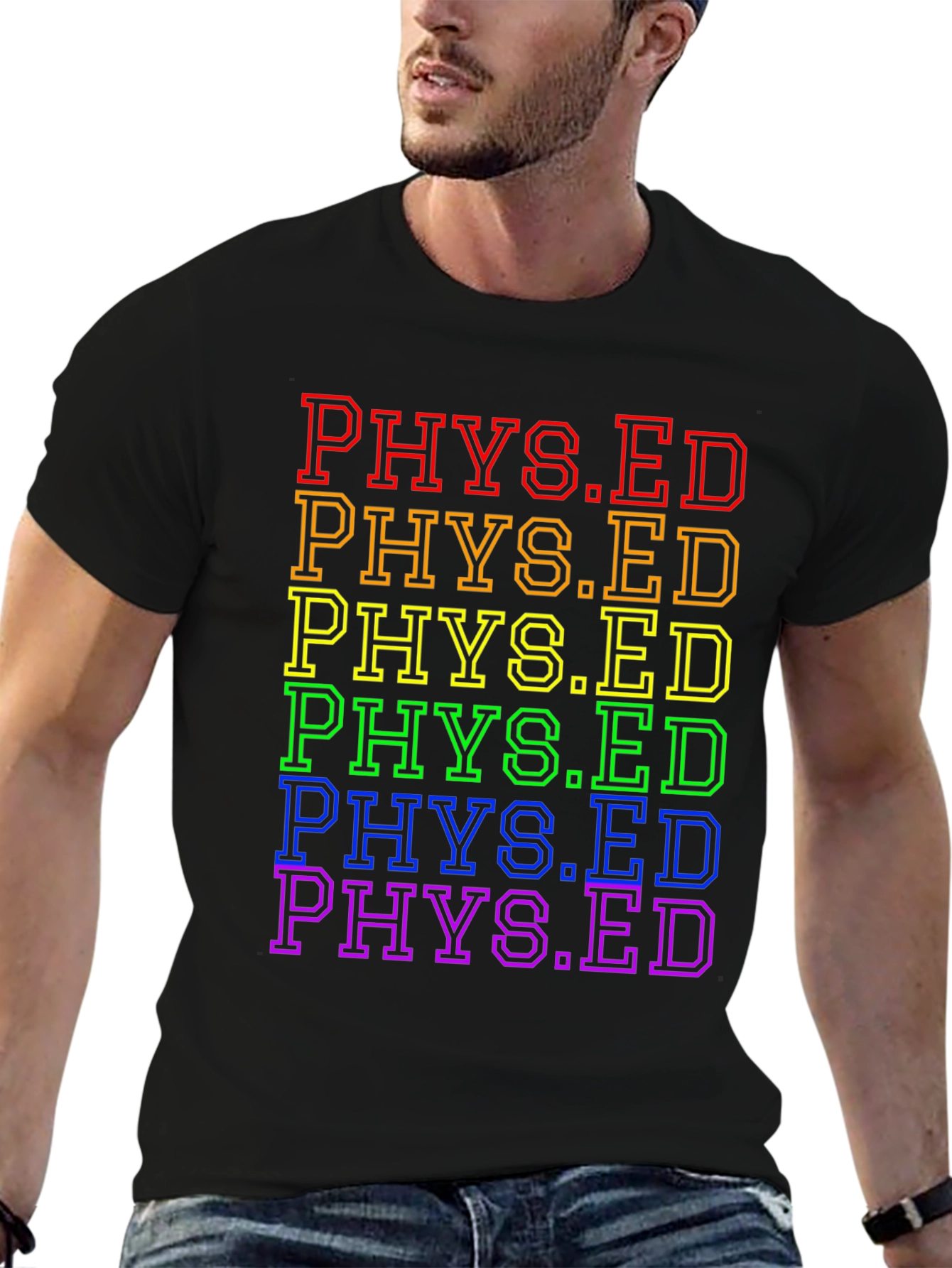 Phys Ed Rainbow Pride T-Shirt