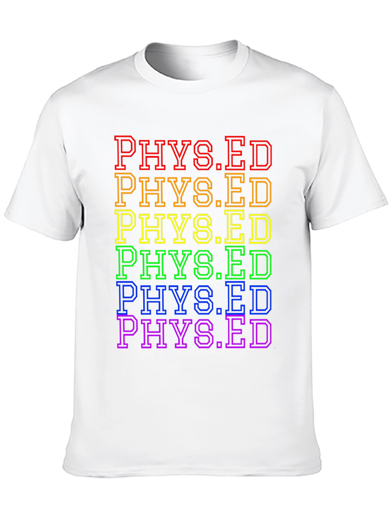 Phys Ed Rainbow Pride T-Shirt