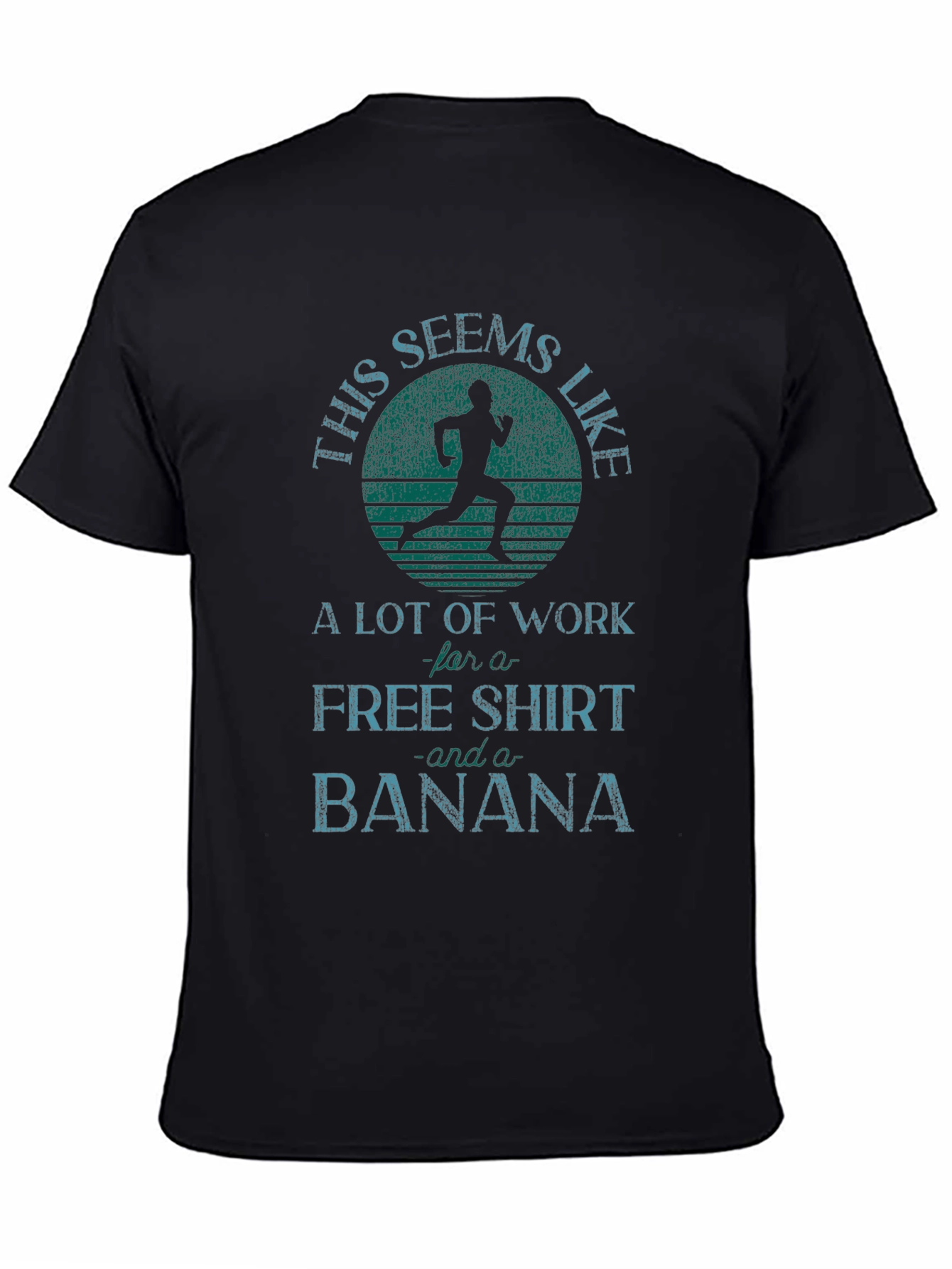 Funny Running T-Shirt: Free Shirt & Banana