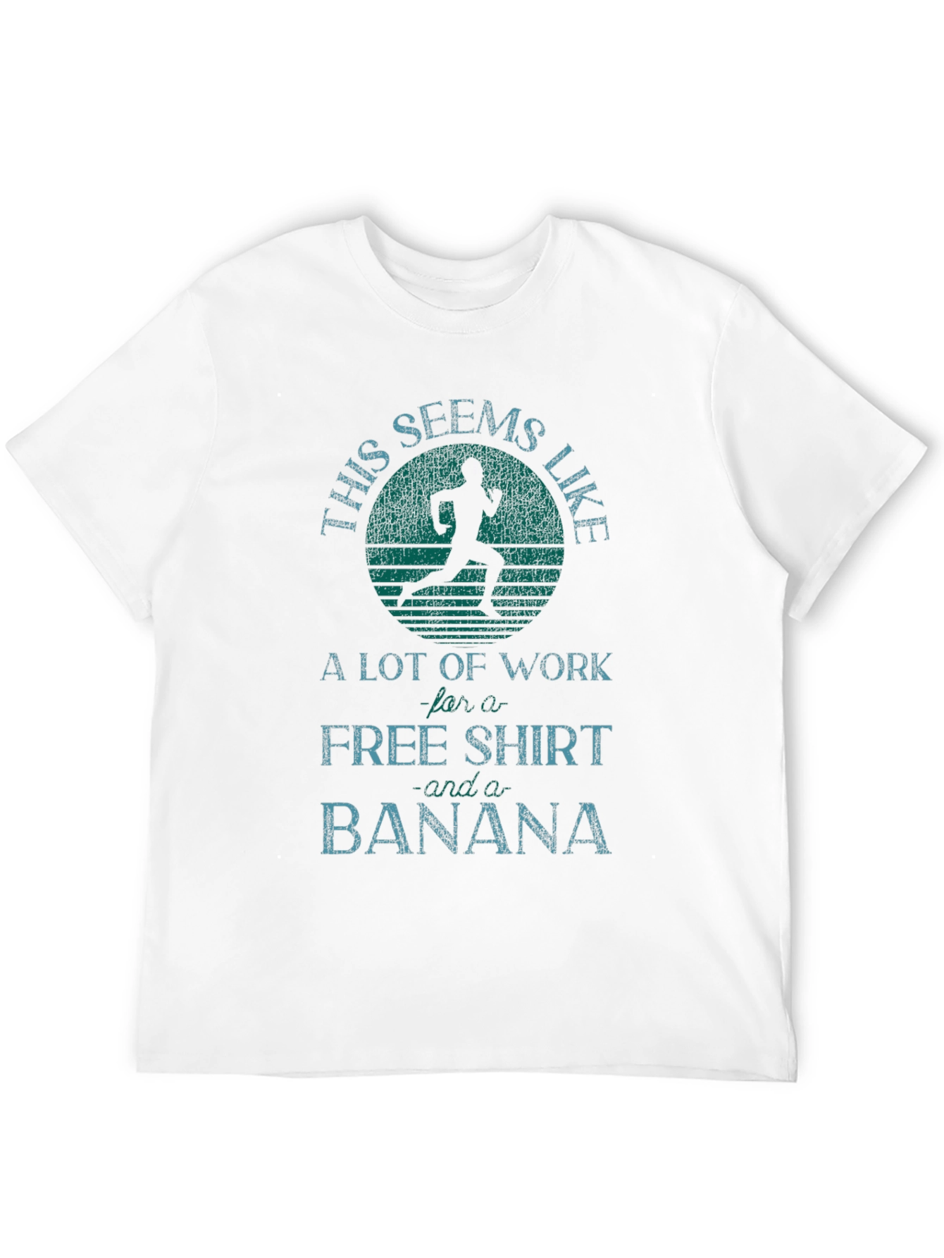 Funny Running T-Shirt: Free Shirt & Banana