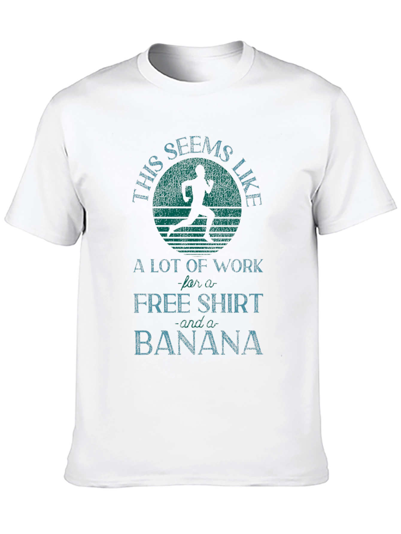 Funny Running T-Shirt: Free Shirt & Banana