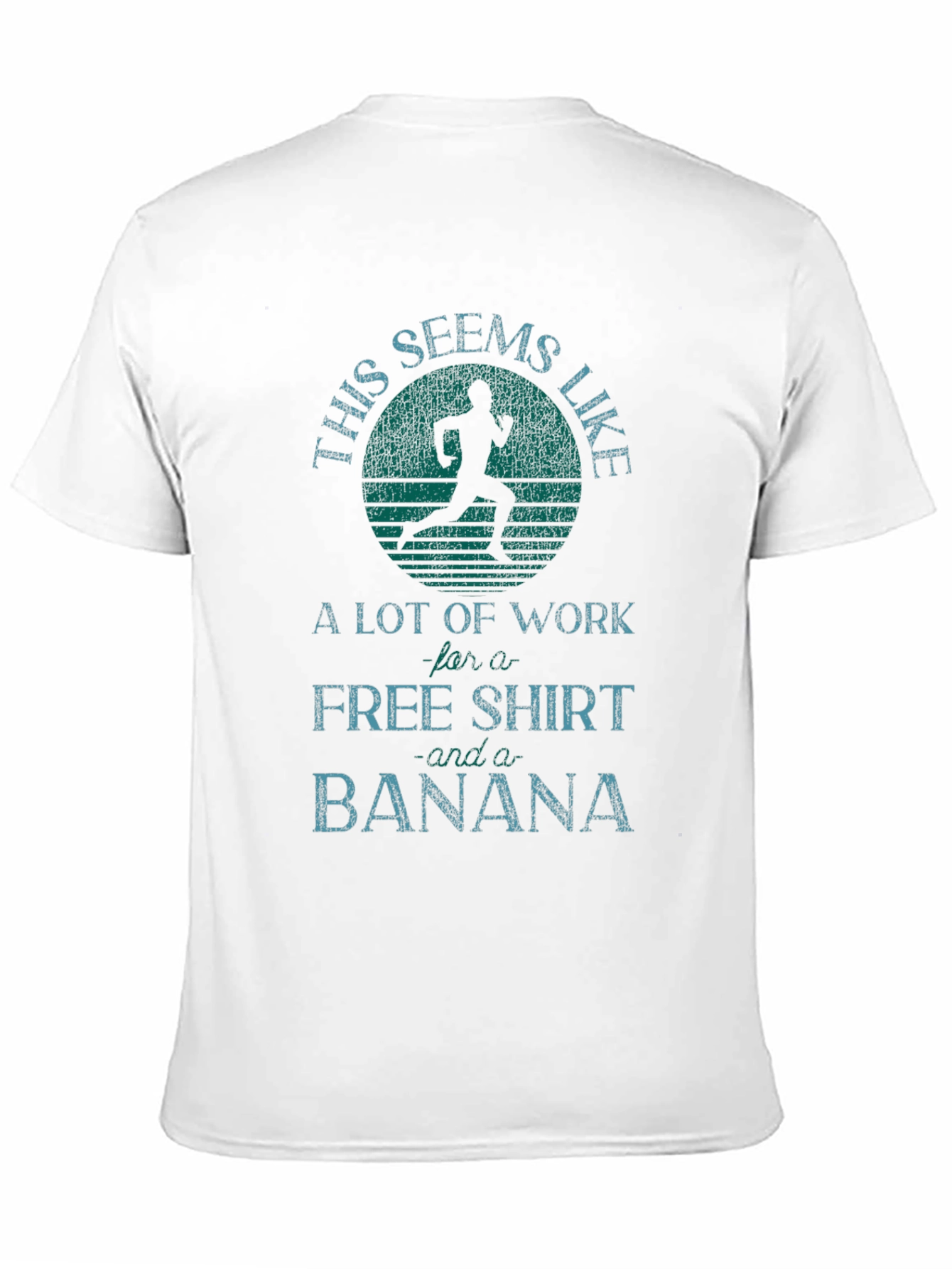 Funny Running T-Shirt: Free Shirt & Banana