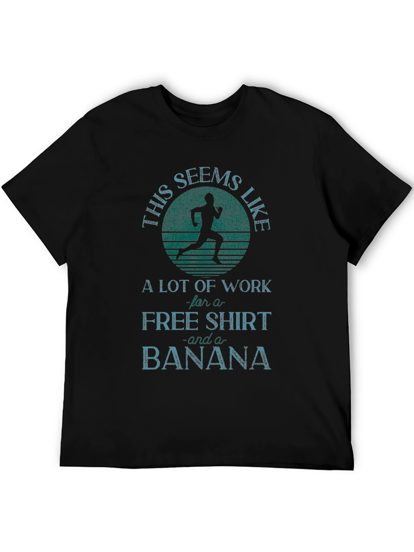 Funny Running T-Shirt: Free Shirt & Banana
