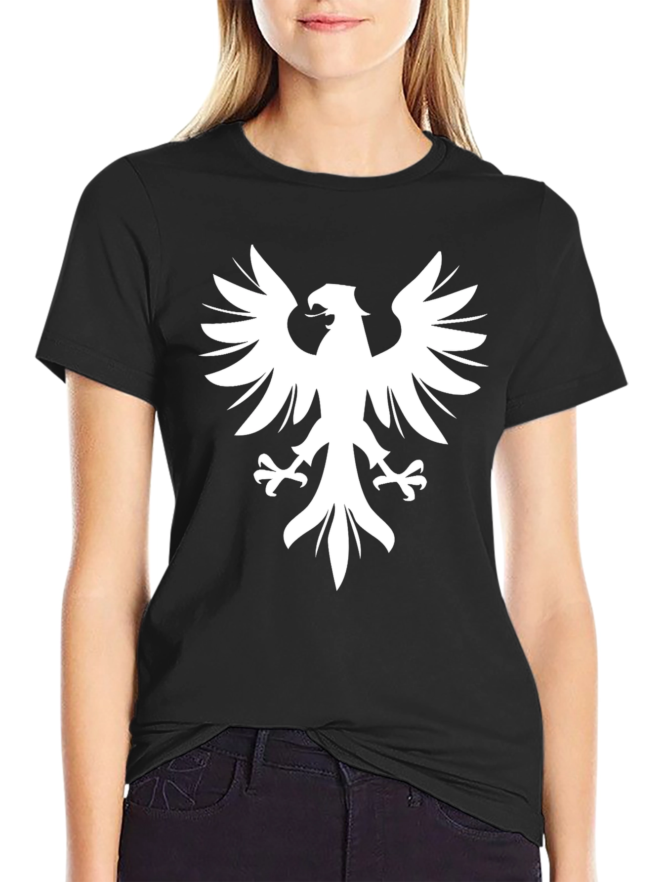 Black Eagle Graphic Tee - Bold Statement Shirt