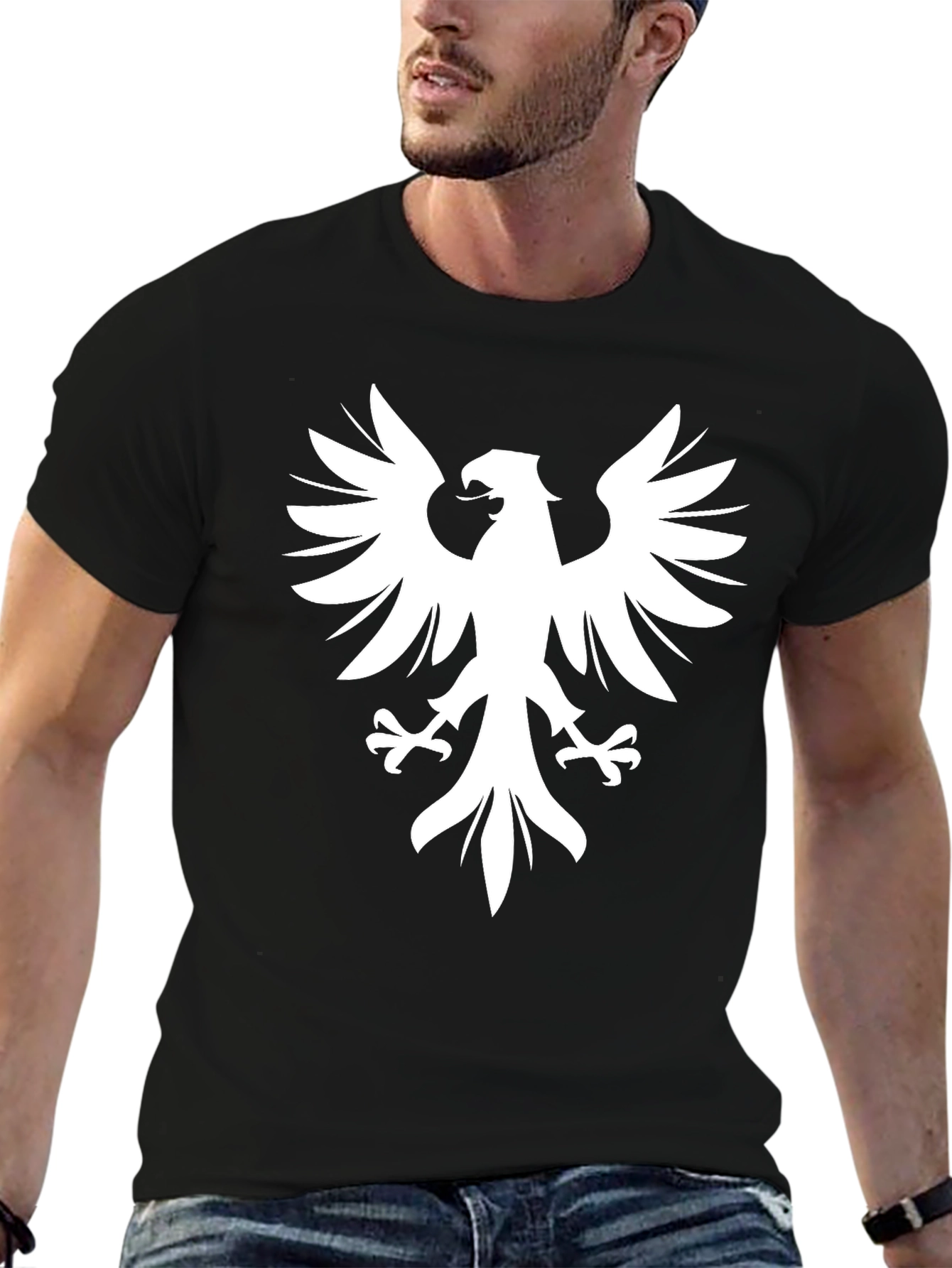 Black Eagle Graphic Tee - Bold Statement Shirt