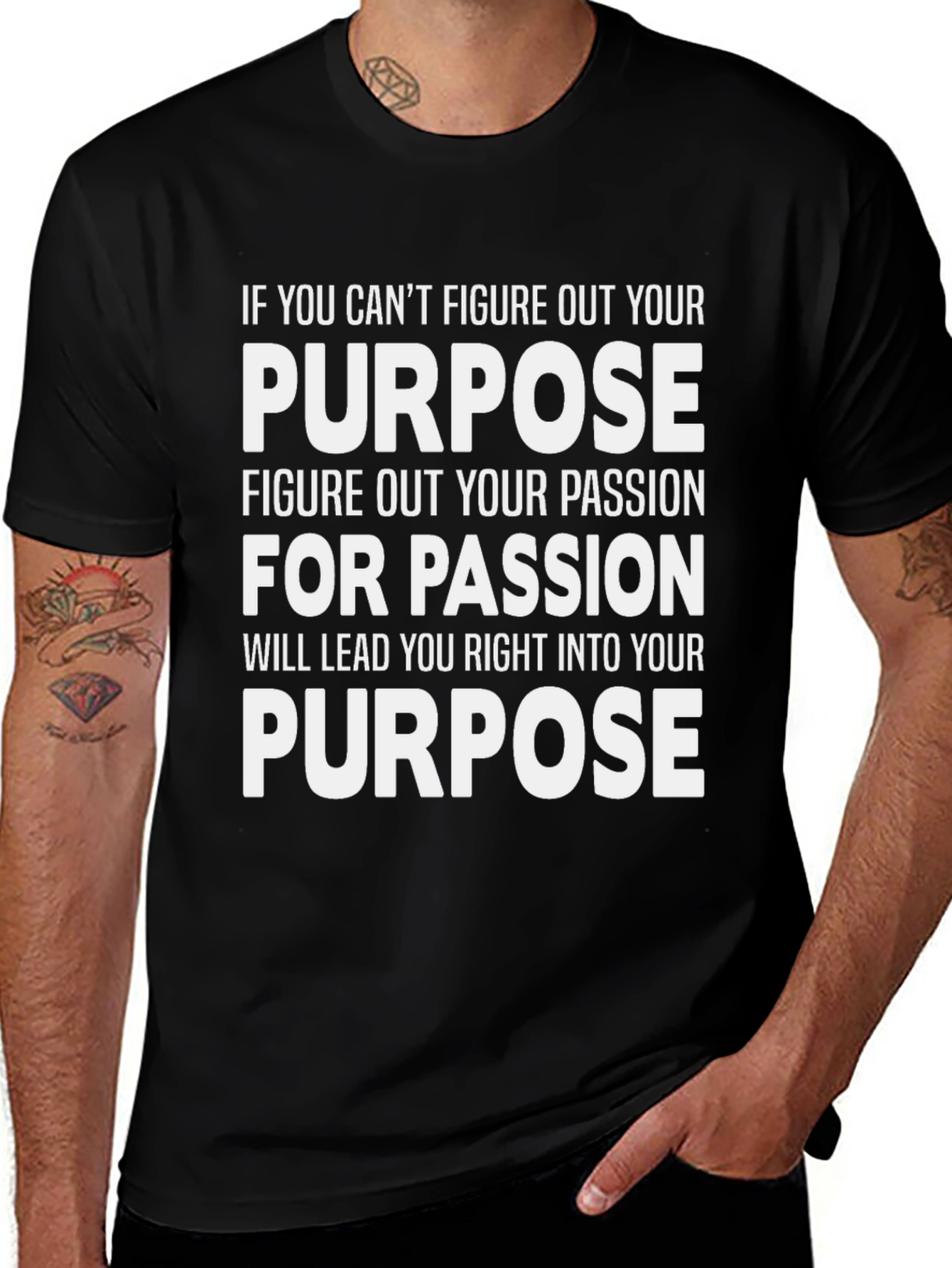 Purpose Passion Graphic Tee